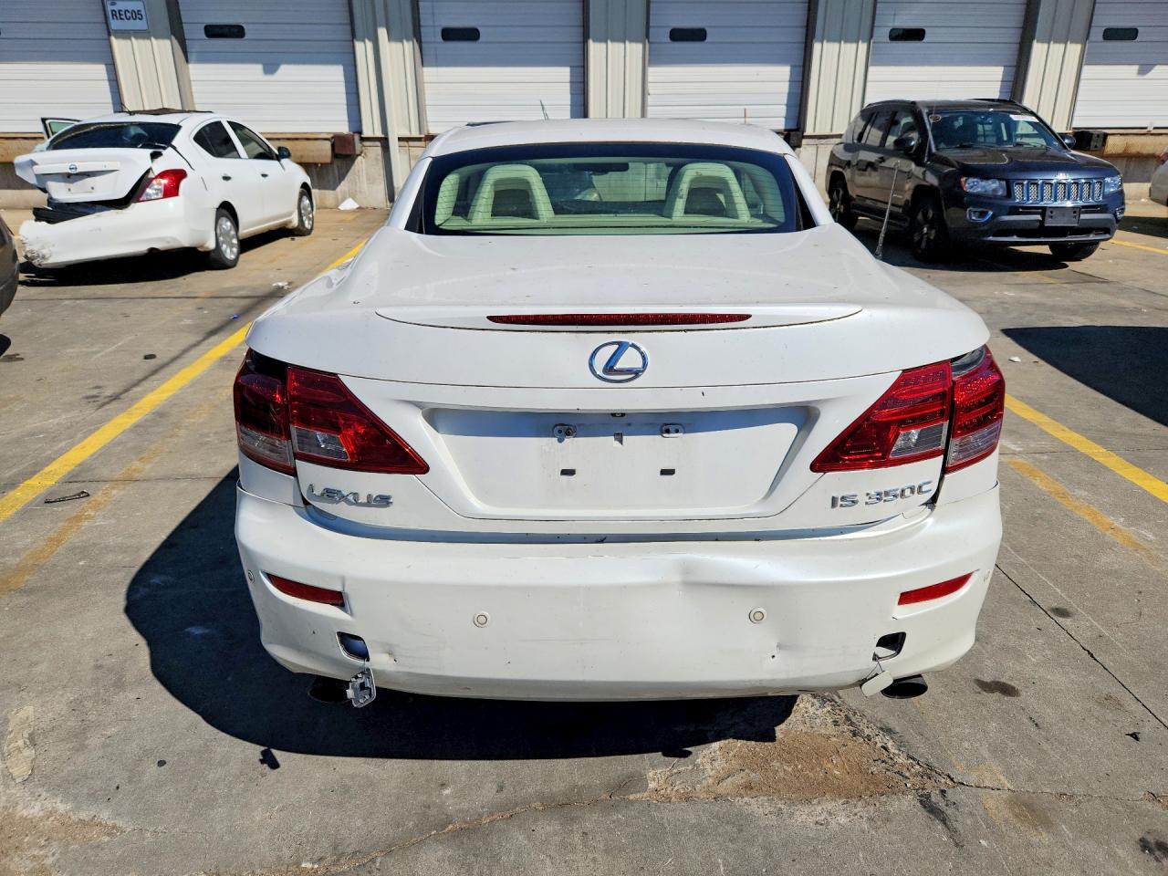 2010 Lexus Is 350 White vin: JTHFE2C20A2502936