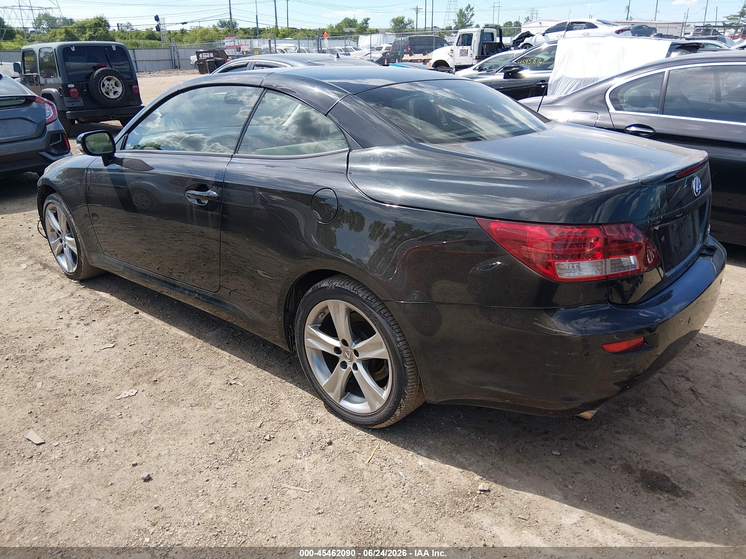 2013 Lexus Is 350c   Black vin: JTHFE2C20D2509471
