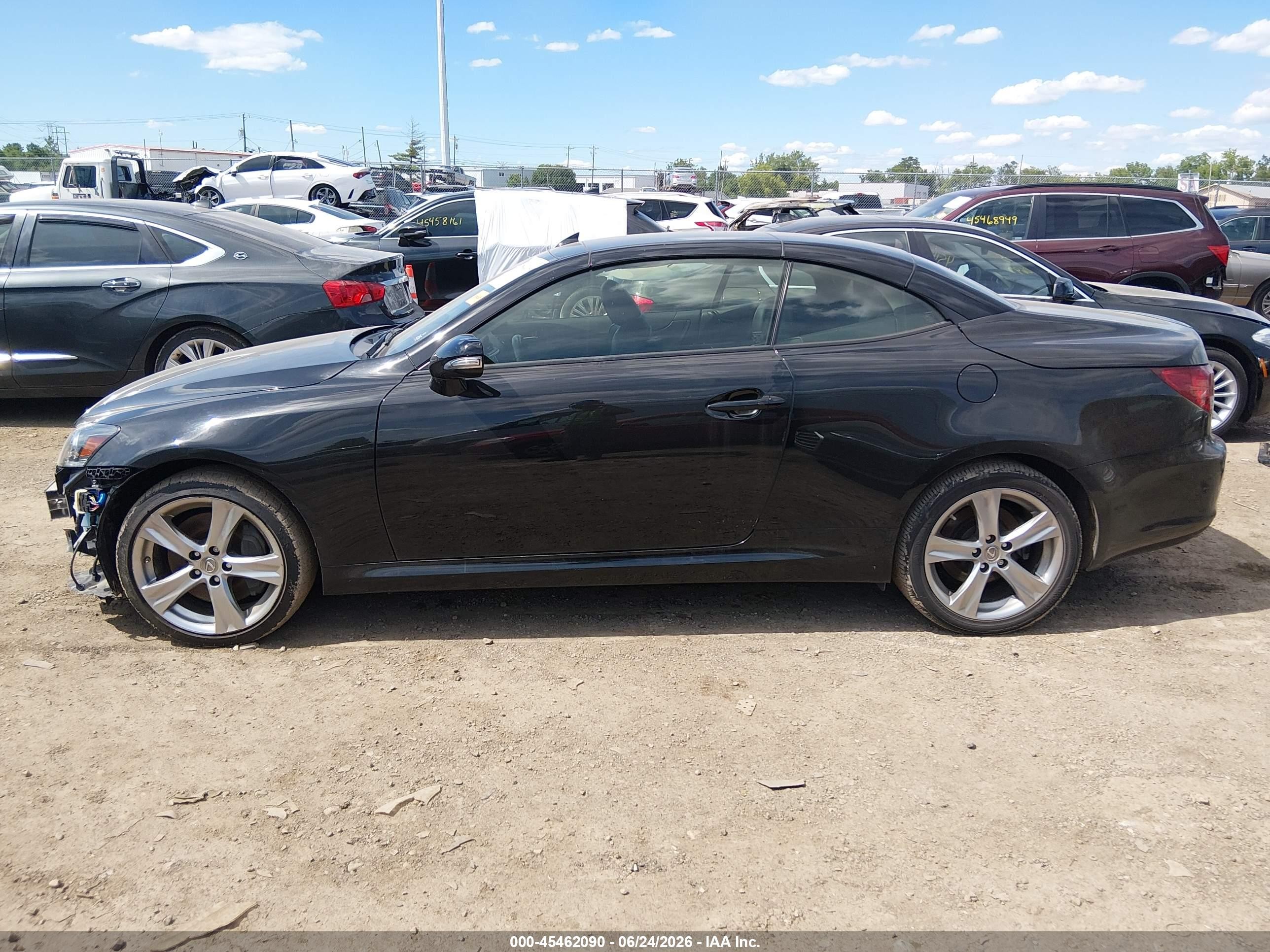 2013 Lexus Is 350c   Black vin: JTHFE2C20D2509471