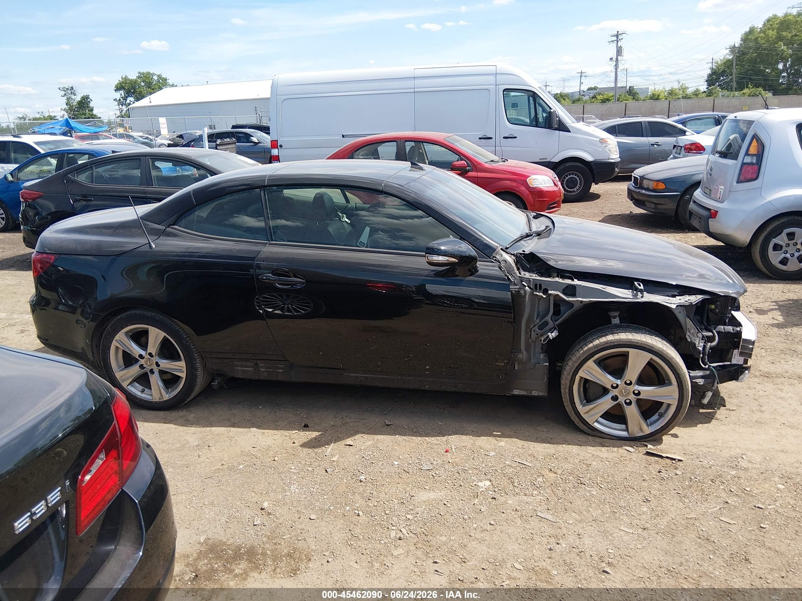 2013 Lexus Is 350c   Black vin: JTHFE2C20D2509471