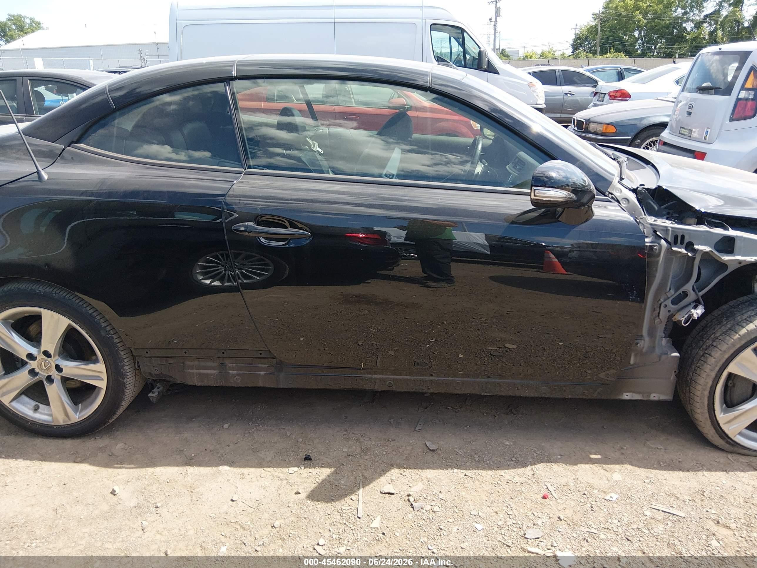 2013 Lexus Is 350c   Black vin: JTHFE2C20D2509471