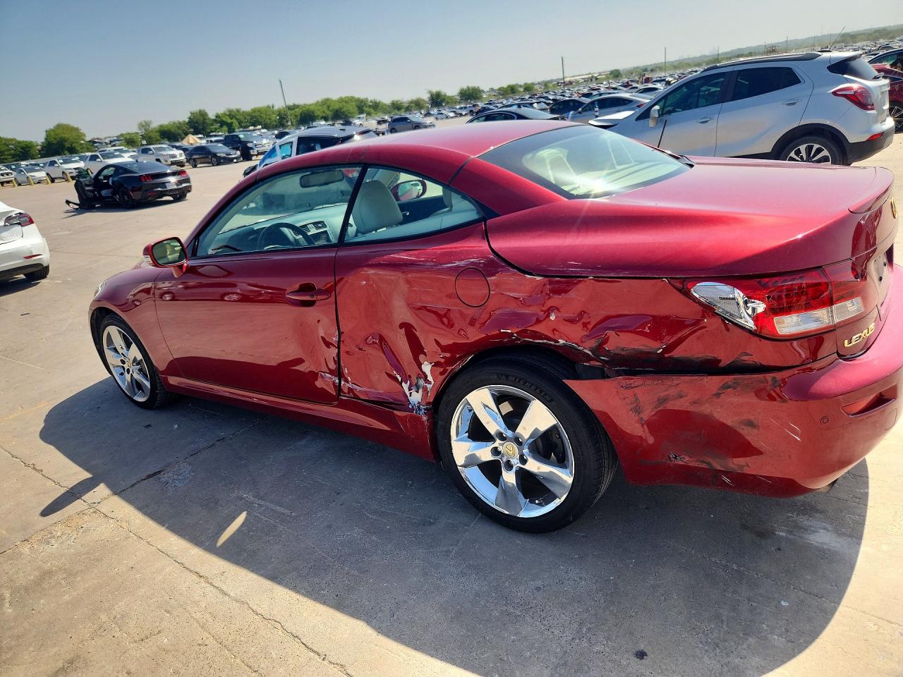 2010 Lexus Is 350 Красный vin: JTHFE2C21A2502301