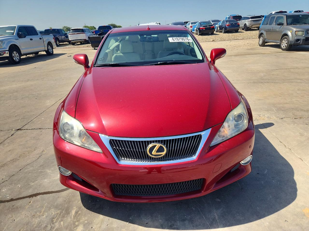 2010 Lexus Is 350 Красный vin: JTHFE2C21A2502301