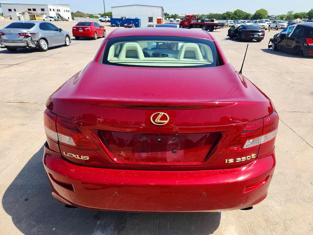 2010 Lexus Is 350 Красный vin: JTHFE2C21A2502301