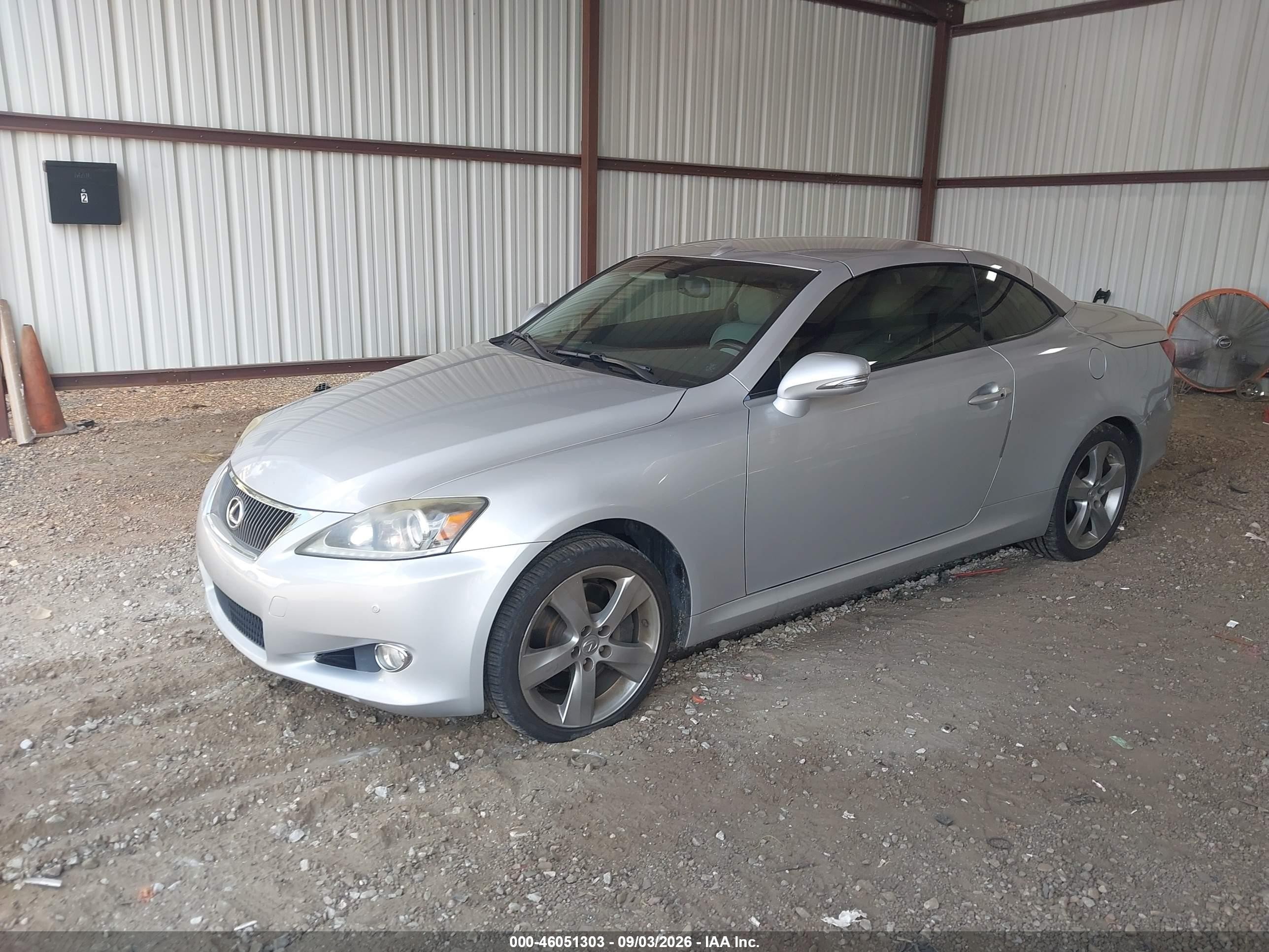 2011 Lexus Is 350c   Silver vin: JTHFE2C21B2505653