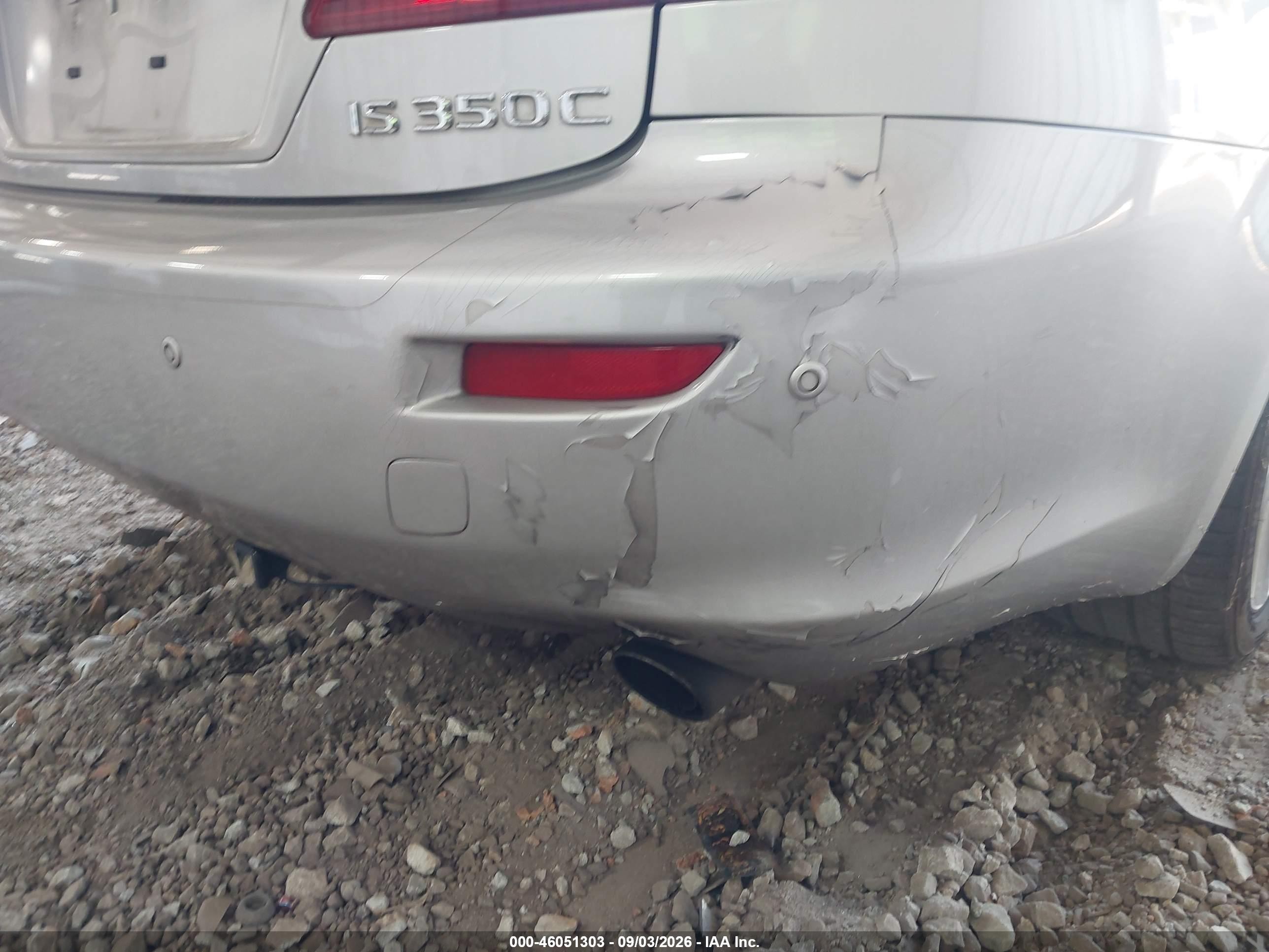 2011 Lexus Is 350c   Silver vin: JTHFE2C21B2505653