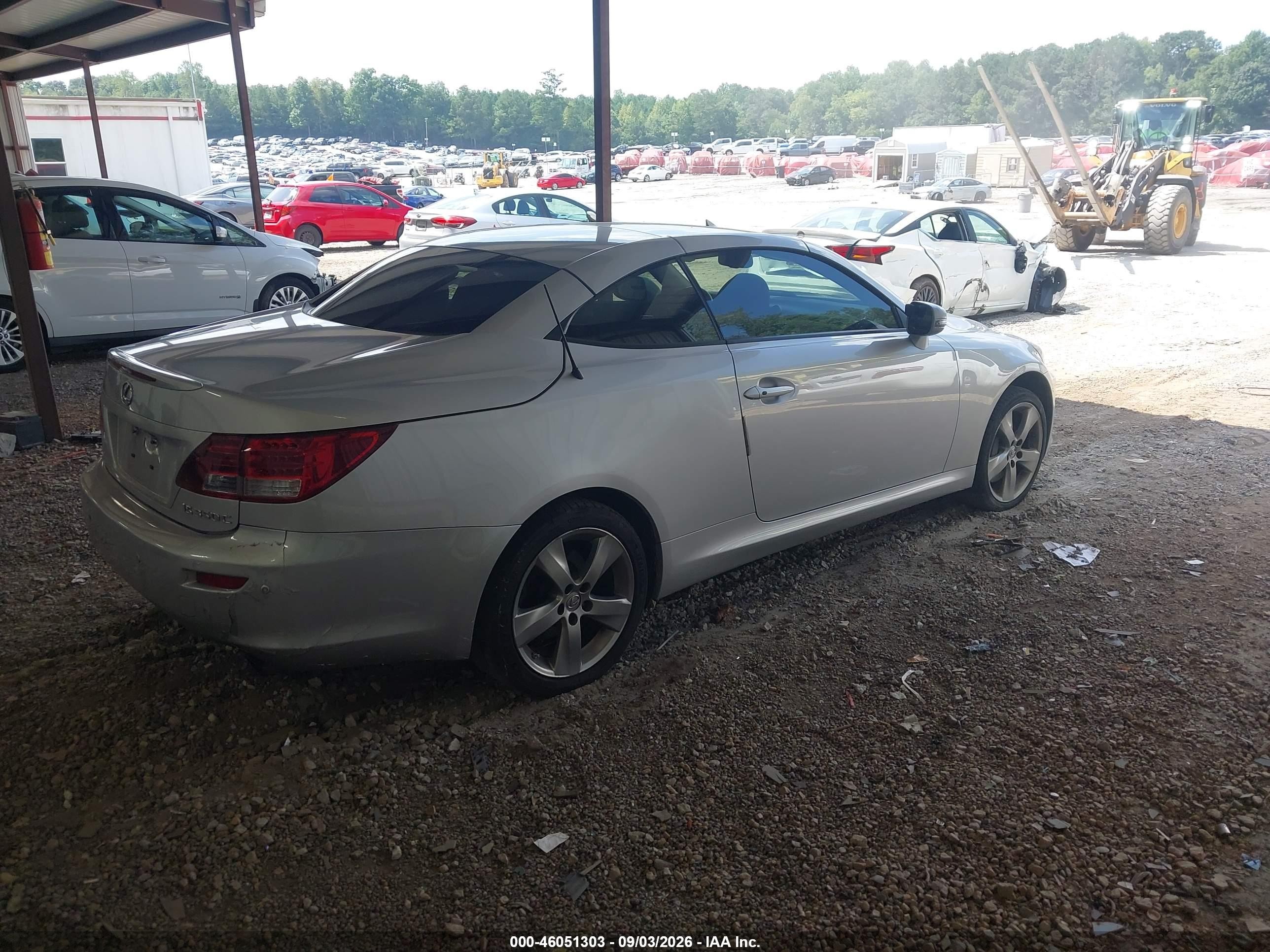 2011 Lexus Is 350c   Silver vin: JTHFE2C21B2505653