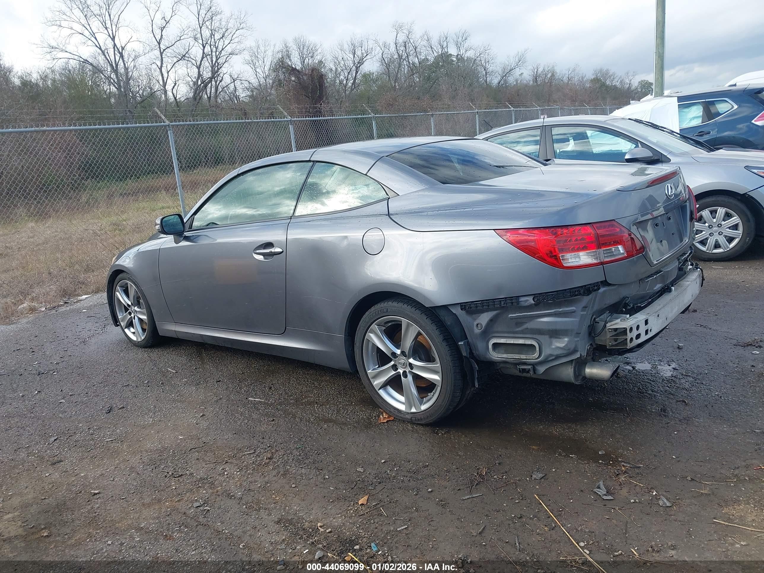 2013 Lexus Is 350c   Gray vin: JTHFE2C21D2509558