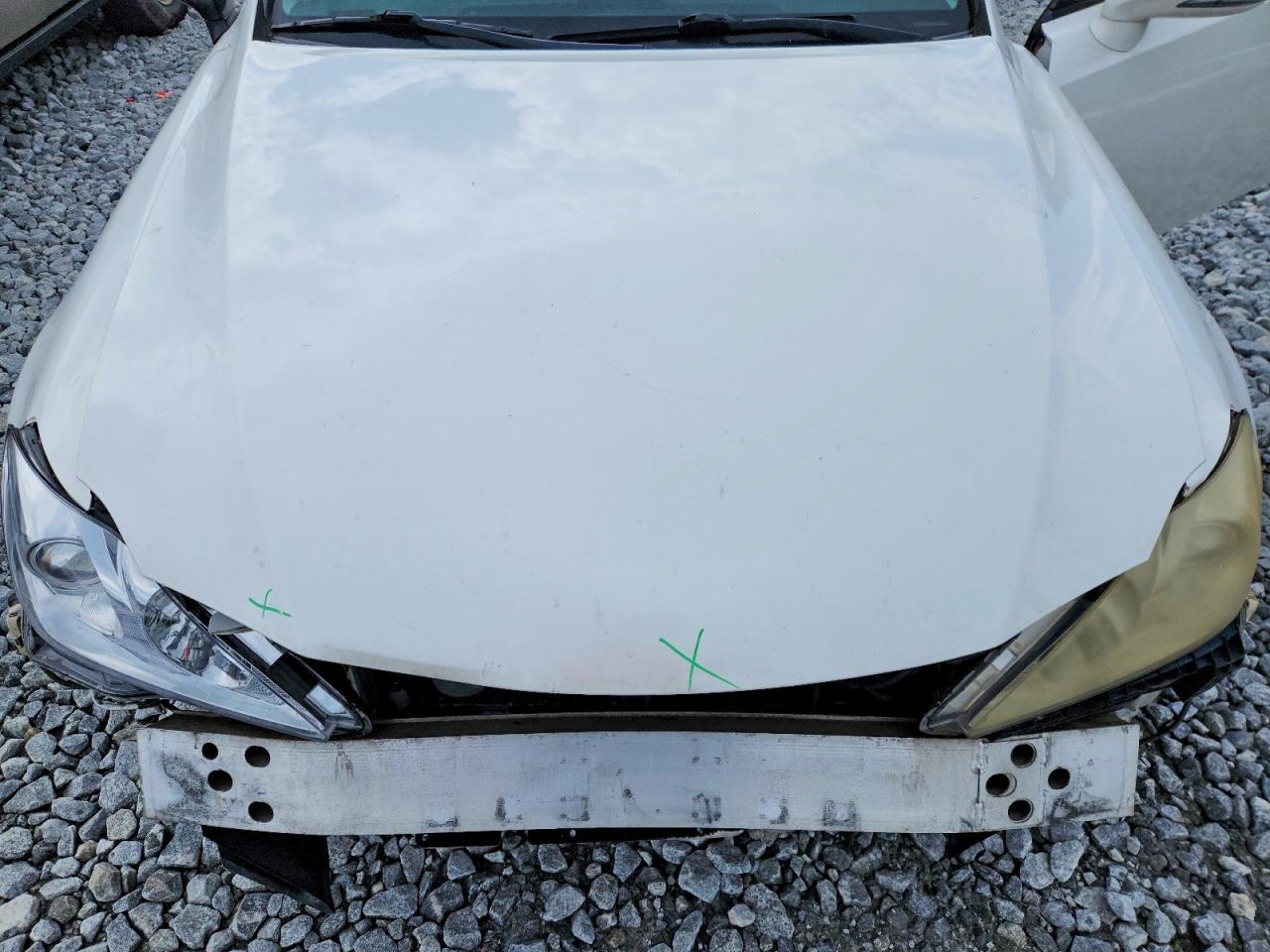 2010 Lexus Is 350 White vin: JTHFE2C22A2501724