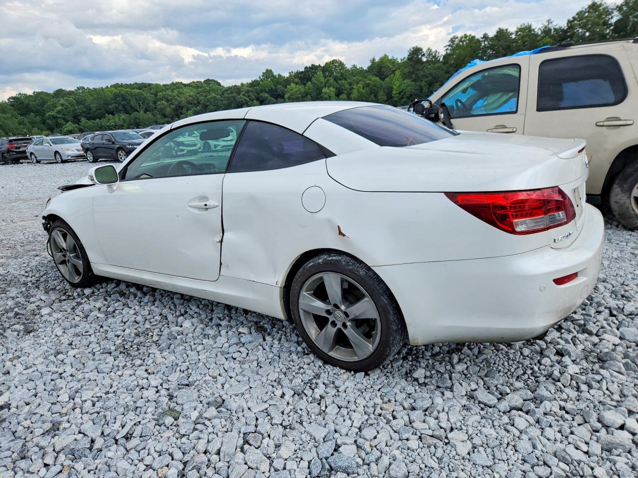 2010 Lexus Is 350 White vin: JTHFE2C22A2501724