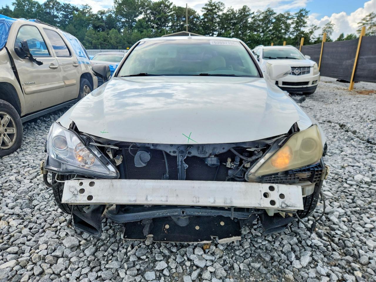 2010 Lexus Is 350 White vin: JTHFE2C22A2501724