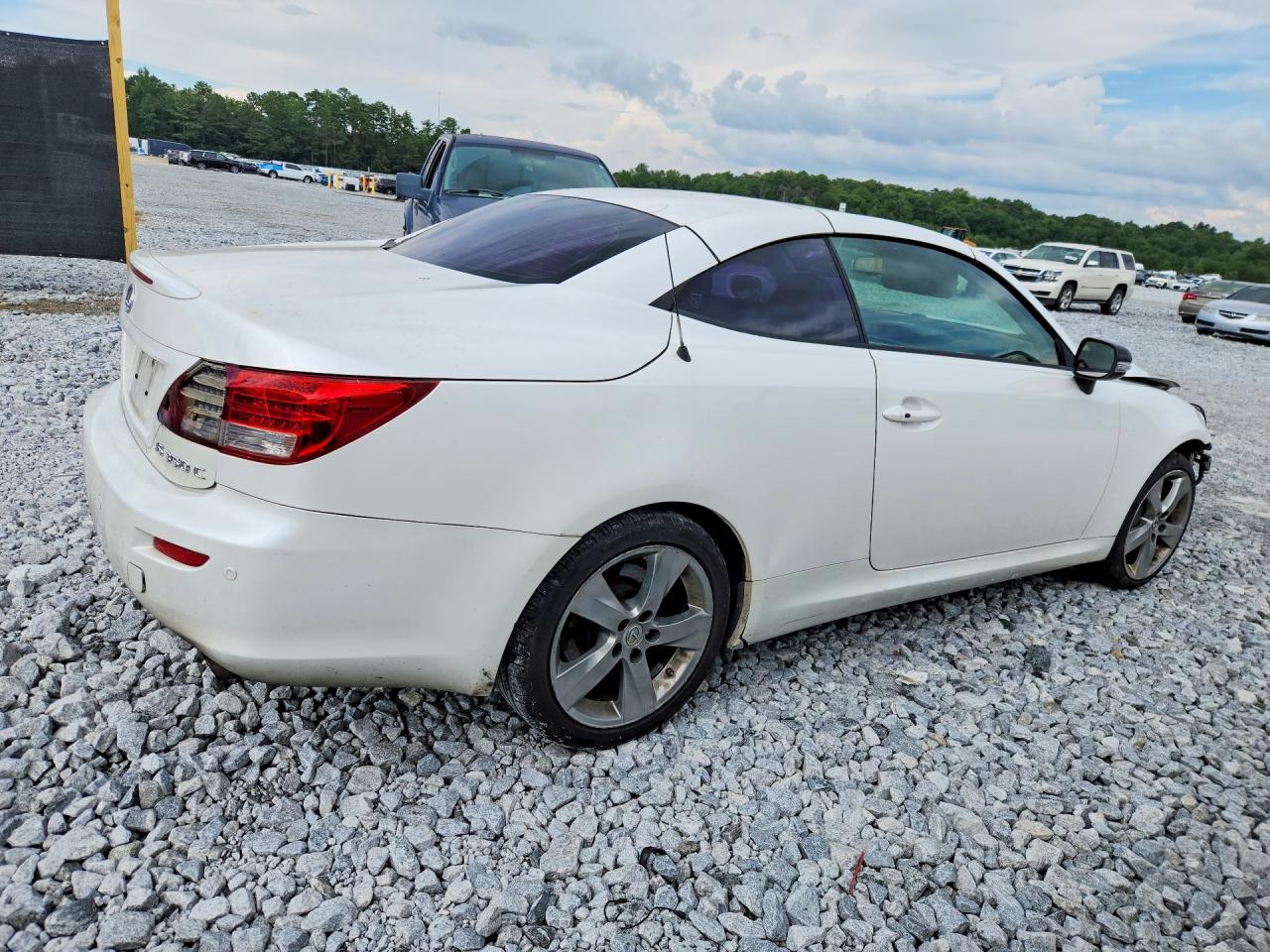 2010 Lexus Is 350 White vin: JTHFE2C22A2501724