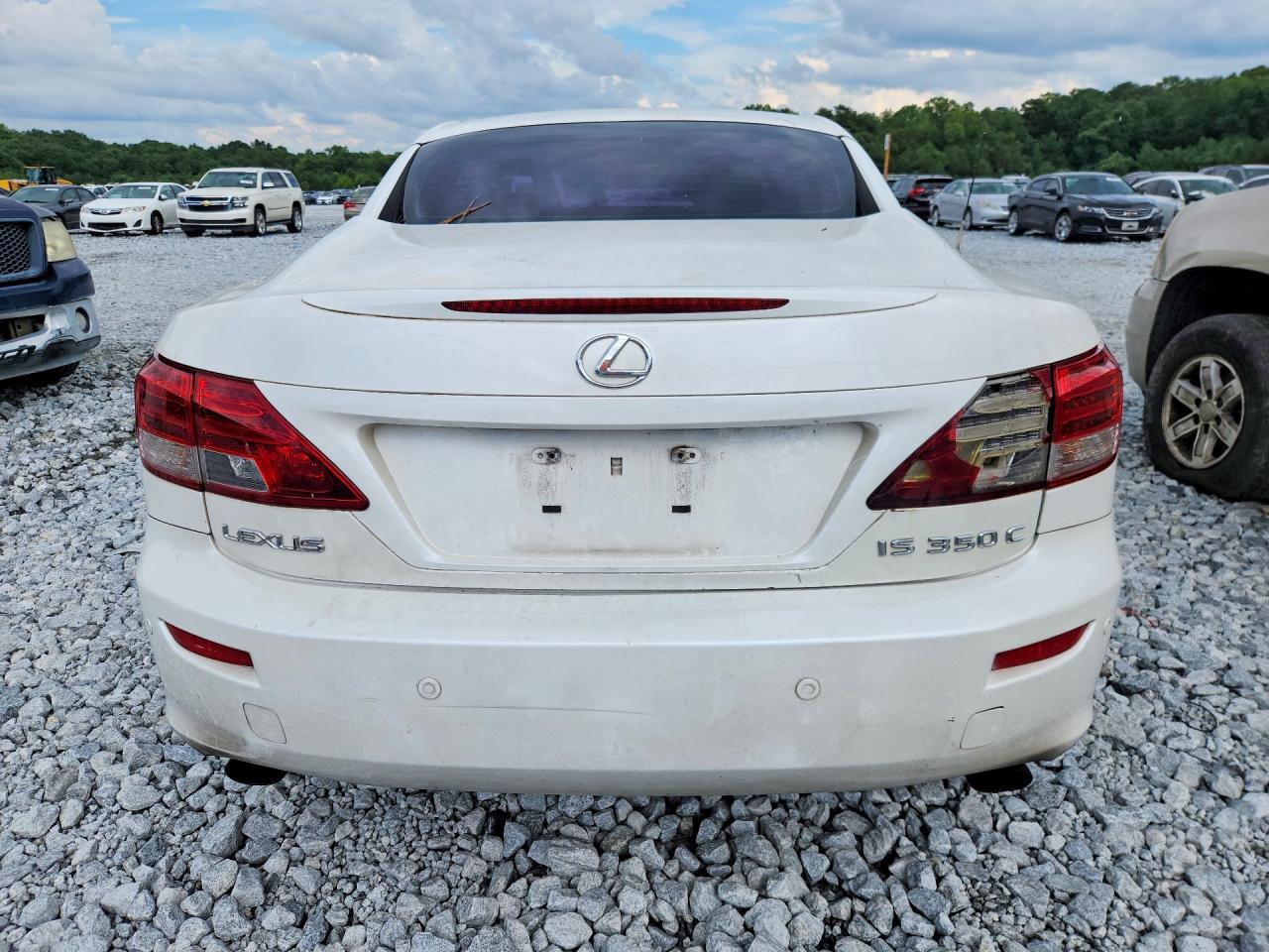 2010 Lexus Is 350 White vin: JTHFE2C22A2501724