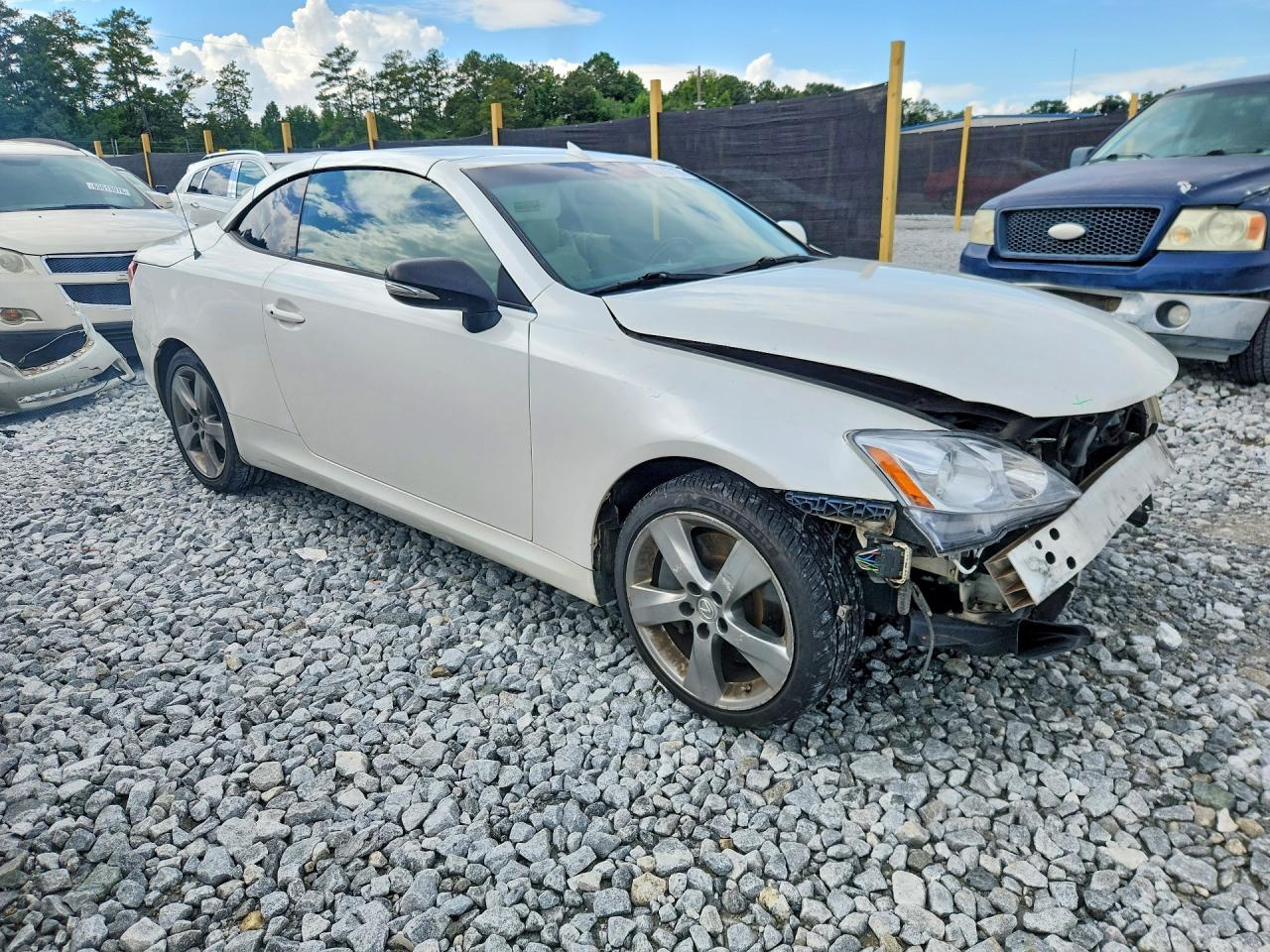 2010 Lexus Is 350 White vin: JTHFE2C22A2501724