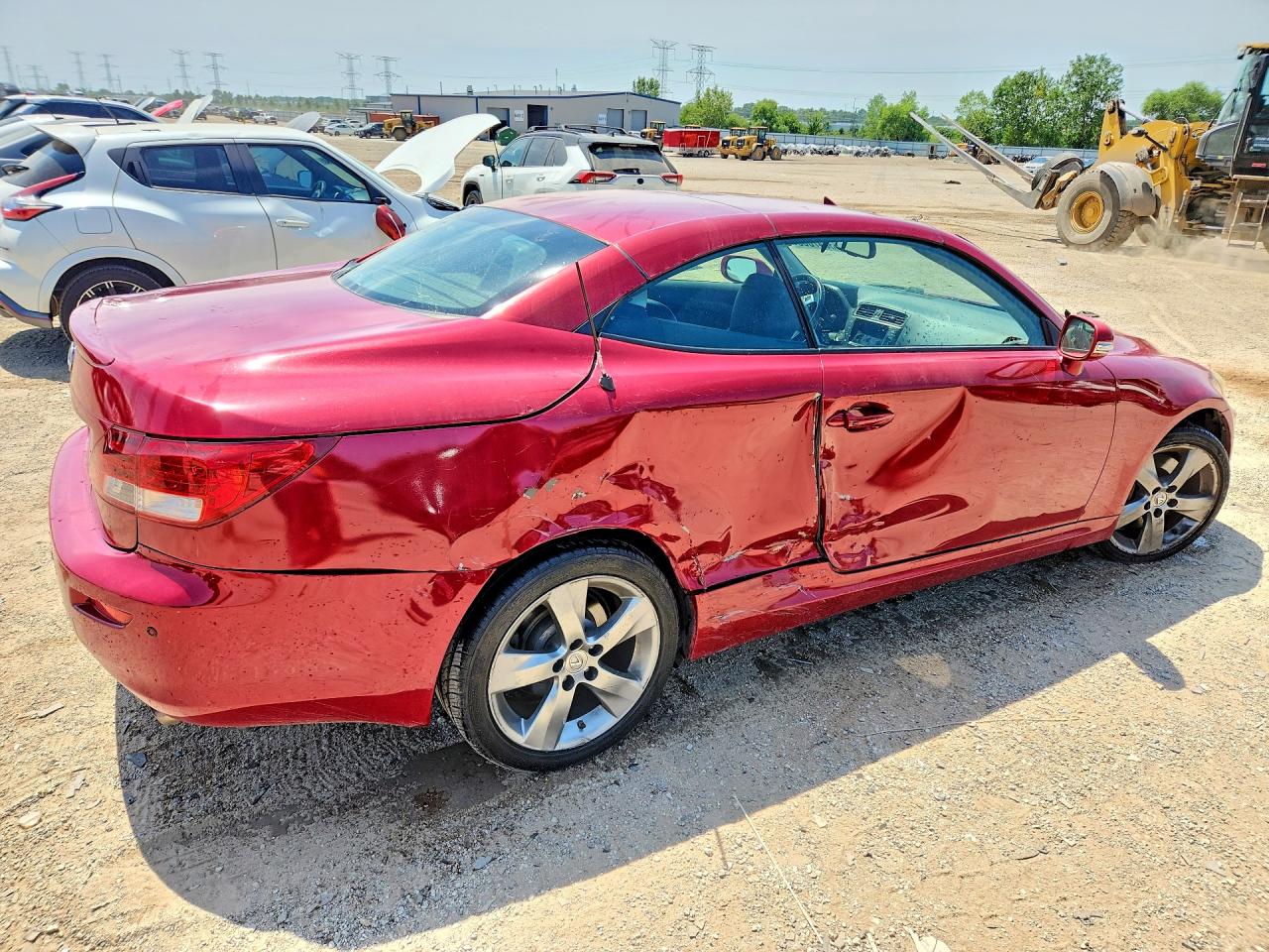 2011 Lexus Is 350 Бордовый vin: JTHFE2C22B2505208