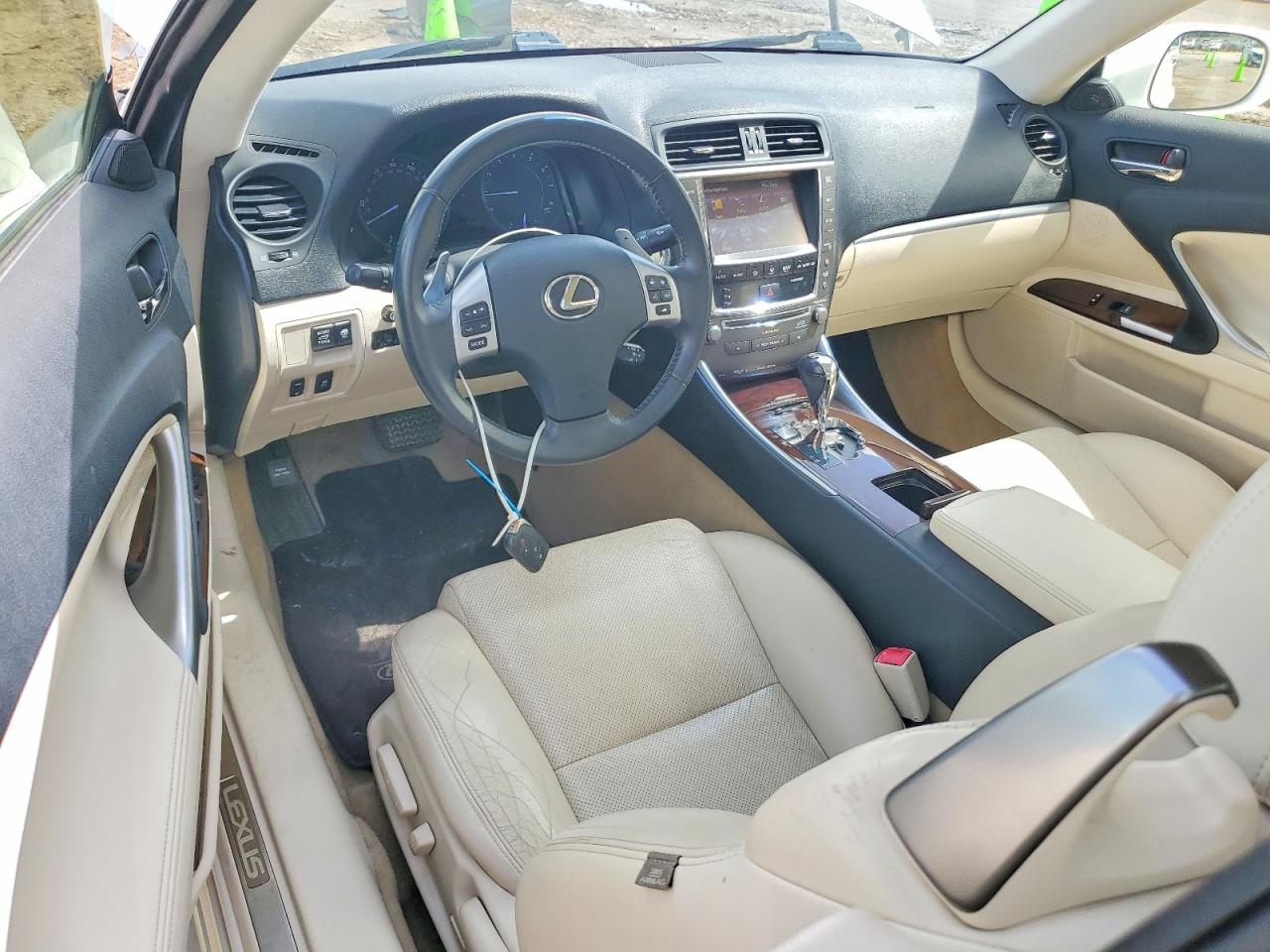 2013 Lexus Is 350 White vin: JTHFE2C22D2509679