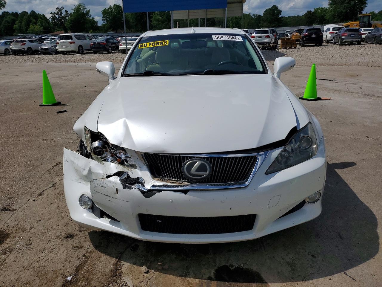 2013 Lexus Is 350 White vin: JTHFE2C22D2509679