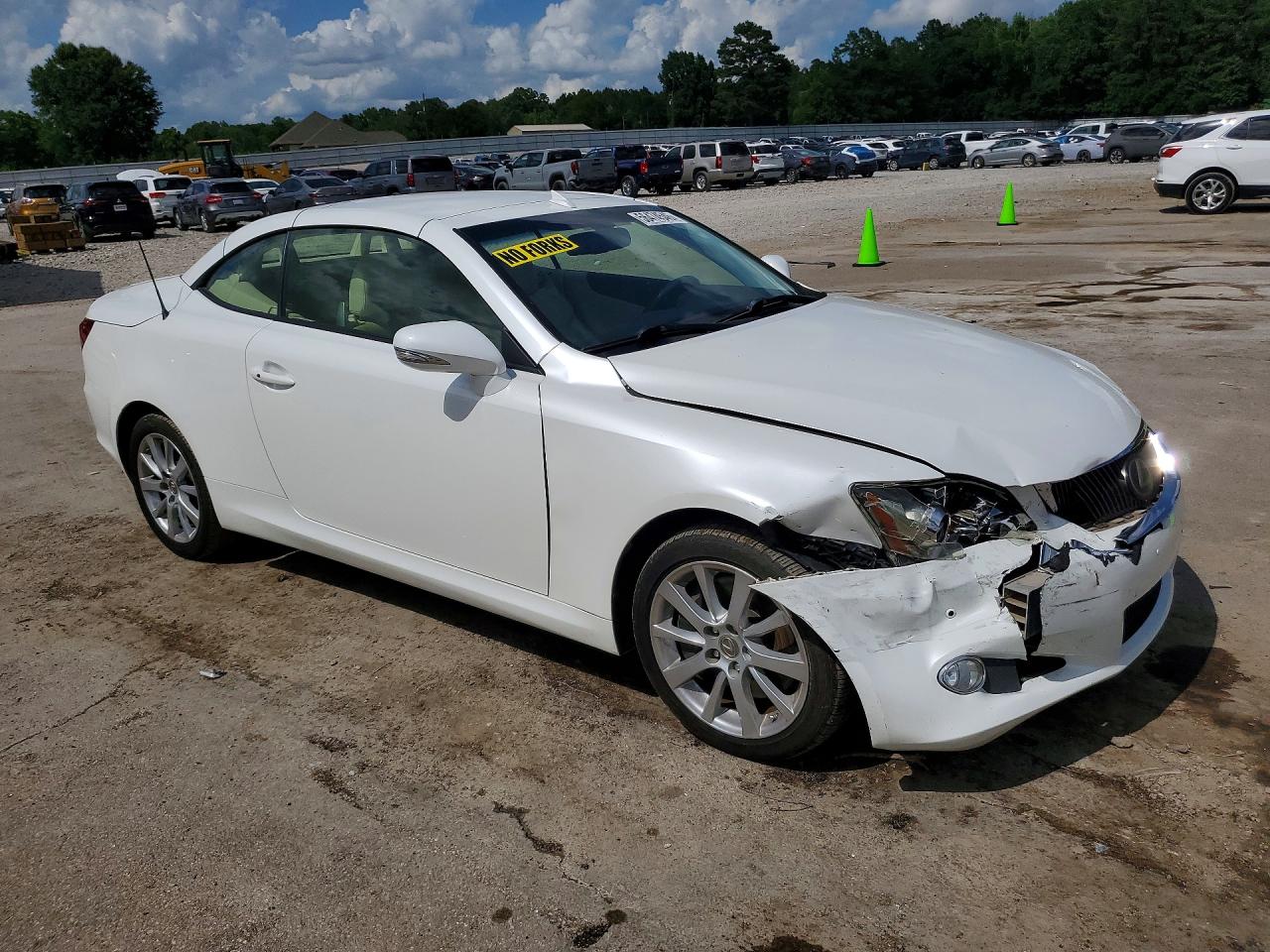 2013 Lexus Is 350 White vin: JTHFE2C22D2509679