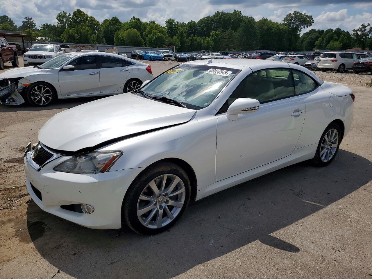 2013 Lexus Is 350 White vin: JTHFE2C22D2509679