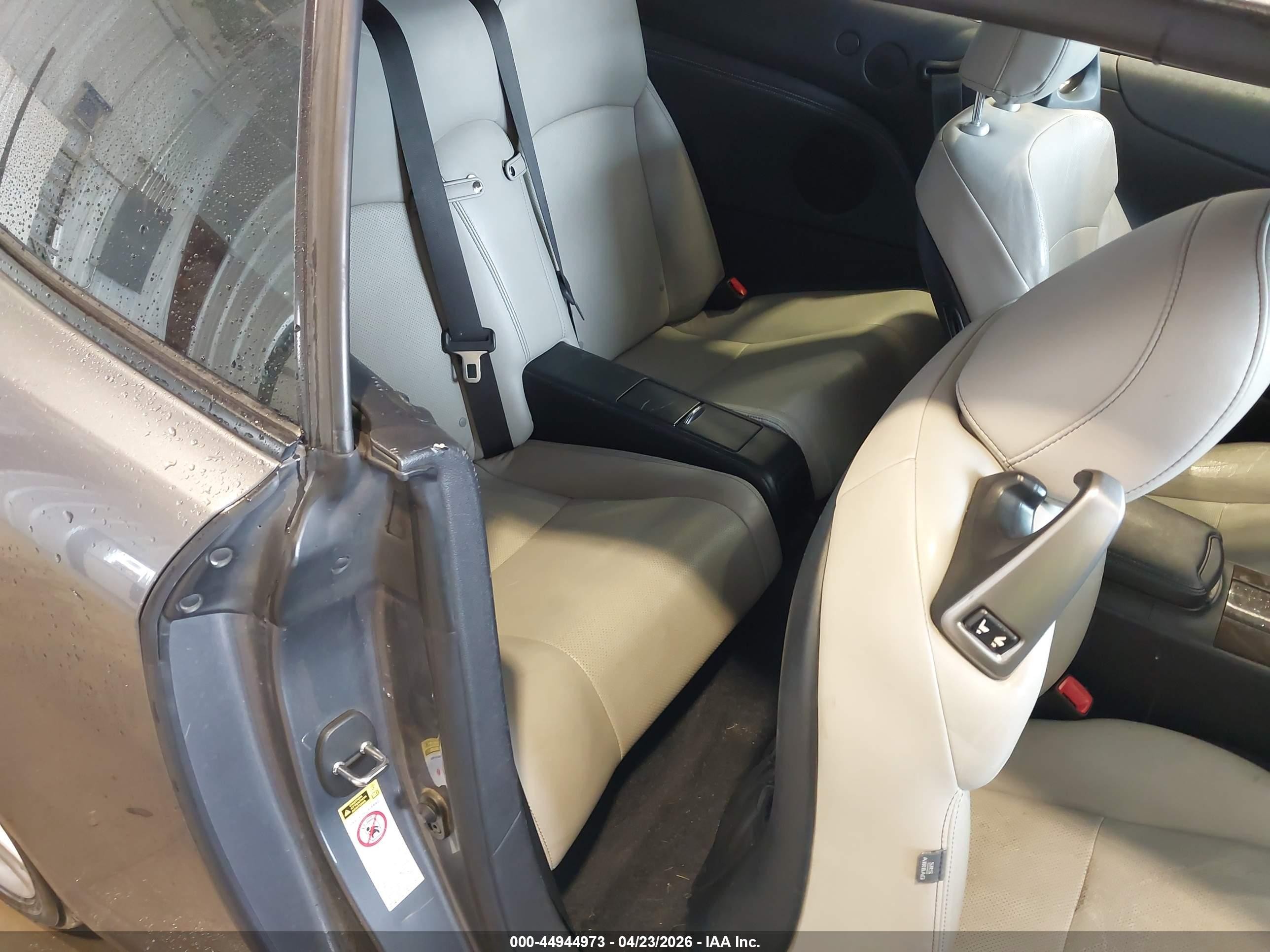 2012 Lexus Is 350c   Gray vin: JTHFE2C23C2508796