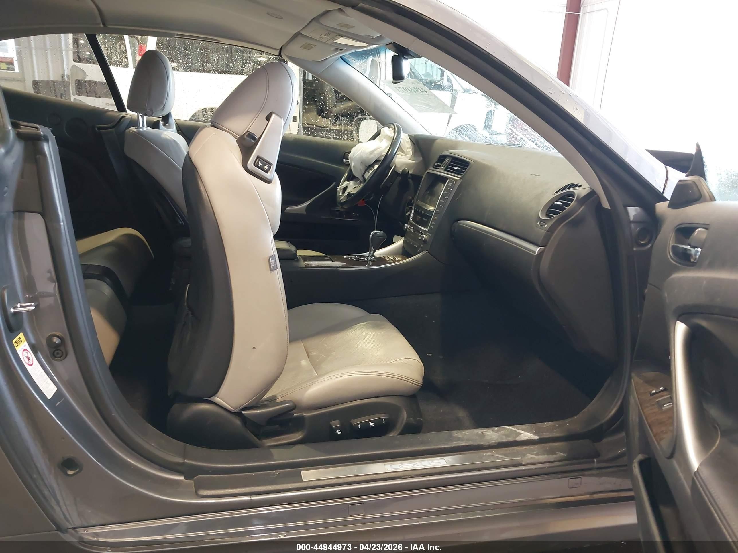2012 Lexus Is 350c   Gray vin: JTHFE2C23C2508796