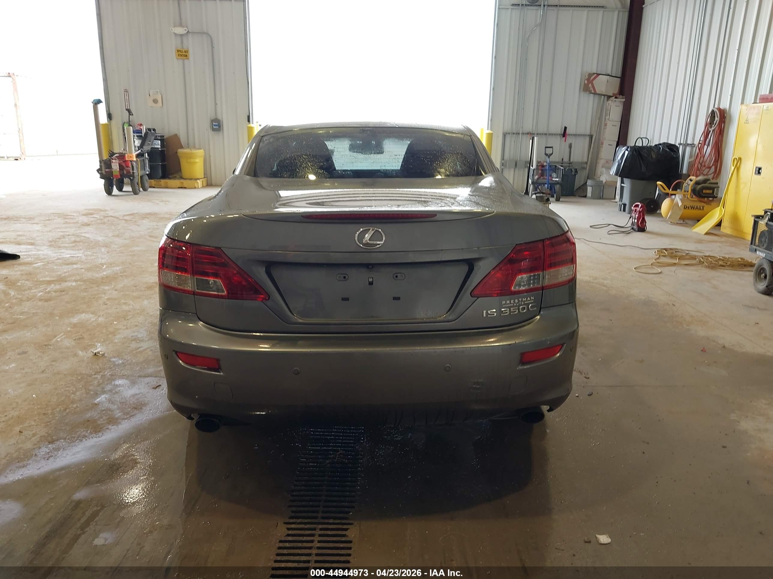 2012 Lexus Is 350c   Gray vin: JTHFE2C23C2508796