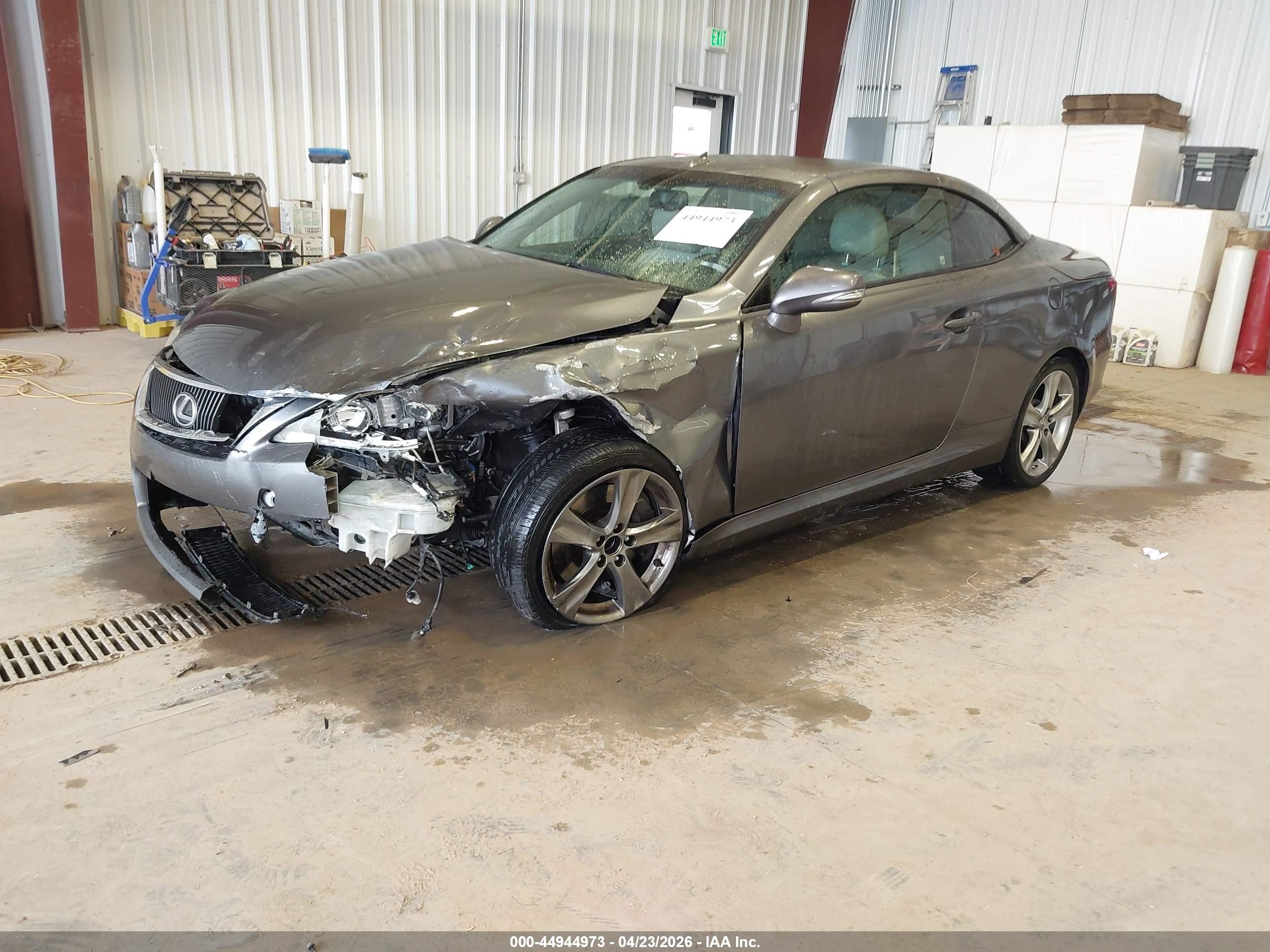 2012 Lexus Is 350c   Gray vin: JTHFE2C23C2508796