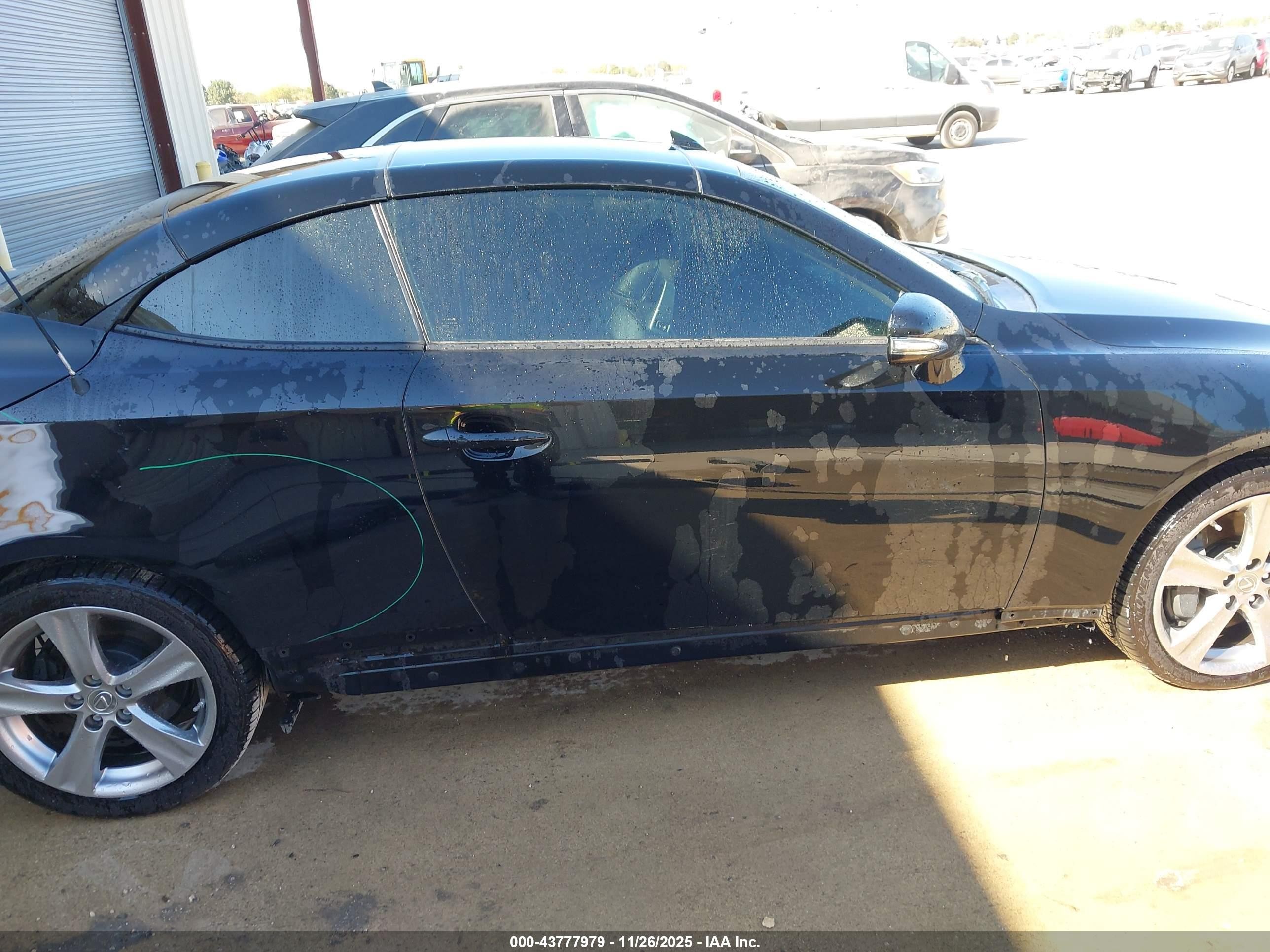 2013 Lexus Is 350c   Black vin: JTHFE2C24D2509151