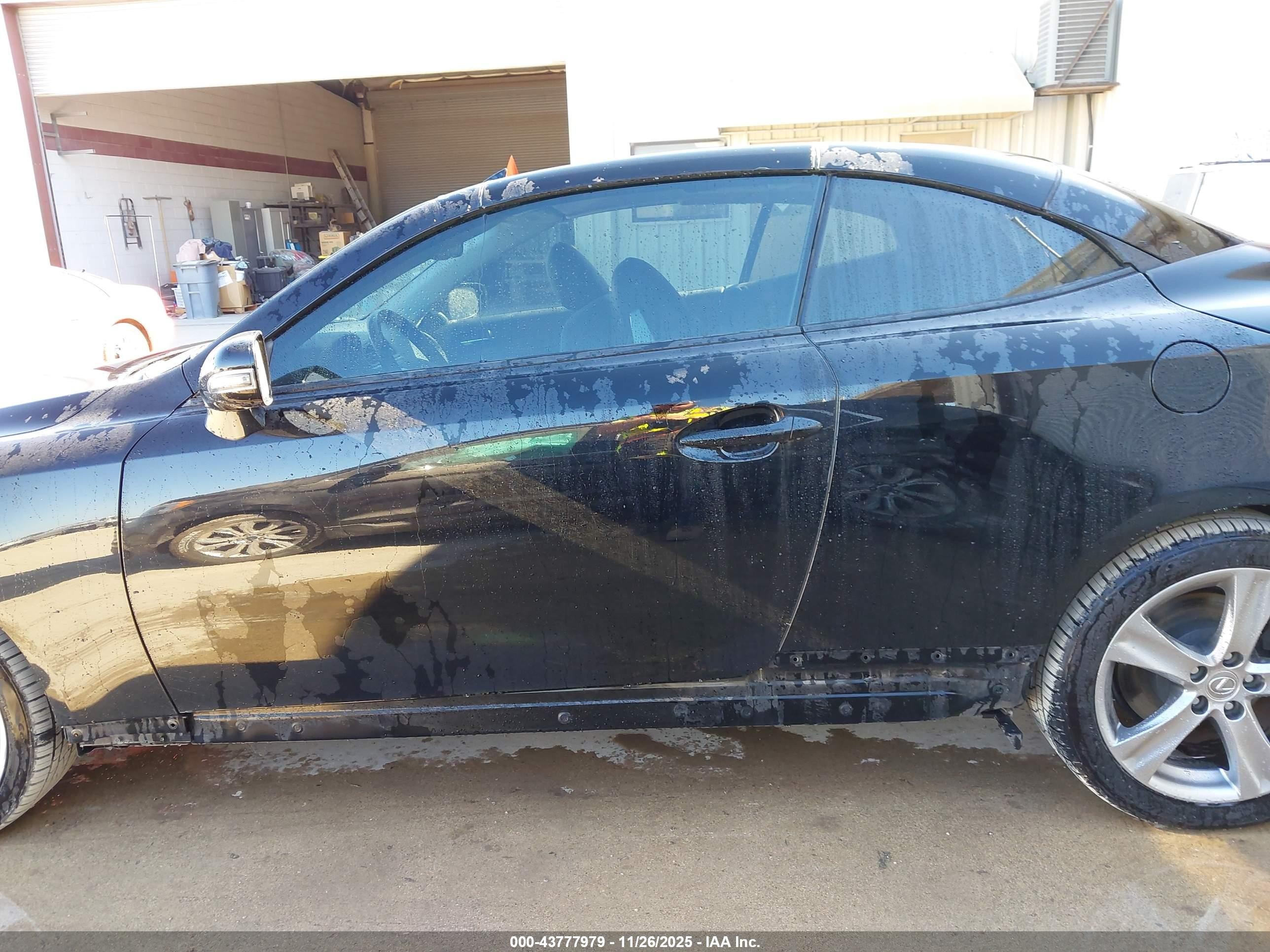 2013 Lexus Is 350c   Black vin: JTHFE2C24D2509151