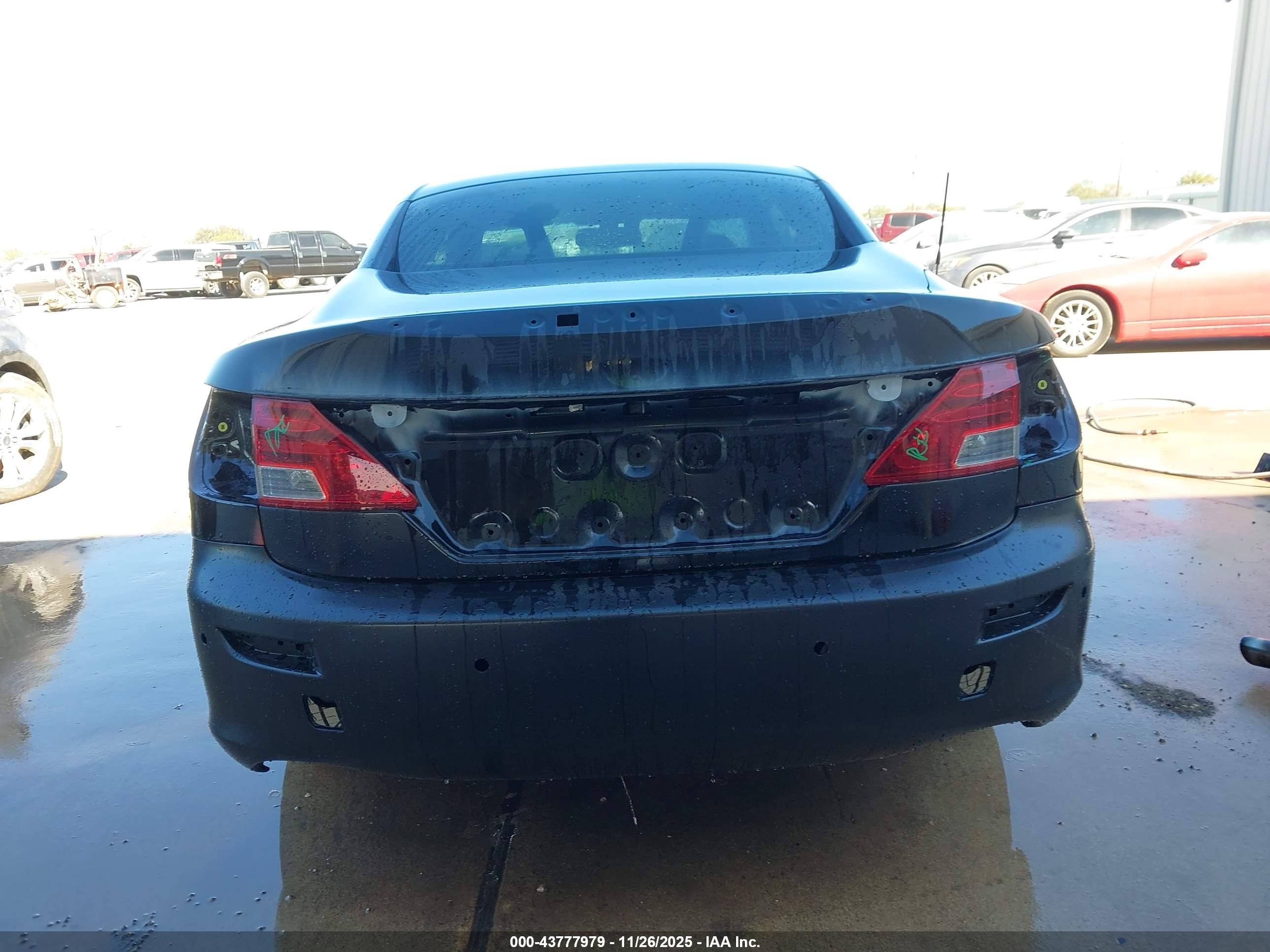 2013 Lexus Is 350c   Black vin: JTHFE2C24D2509151