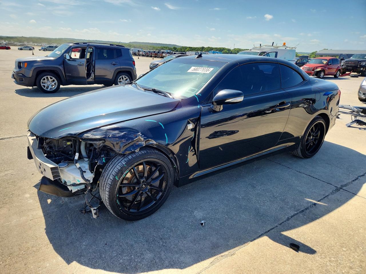 2013 Lexus Is 350 Черный vin: JTHFE2C24D2509585