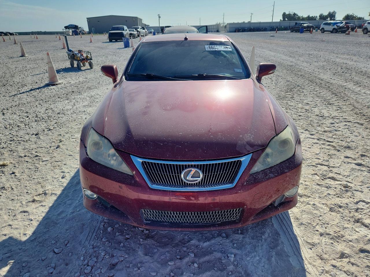 2010 Lexus Is 350 Бордовый vin: JTHFE2C26A2503136