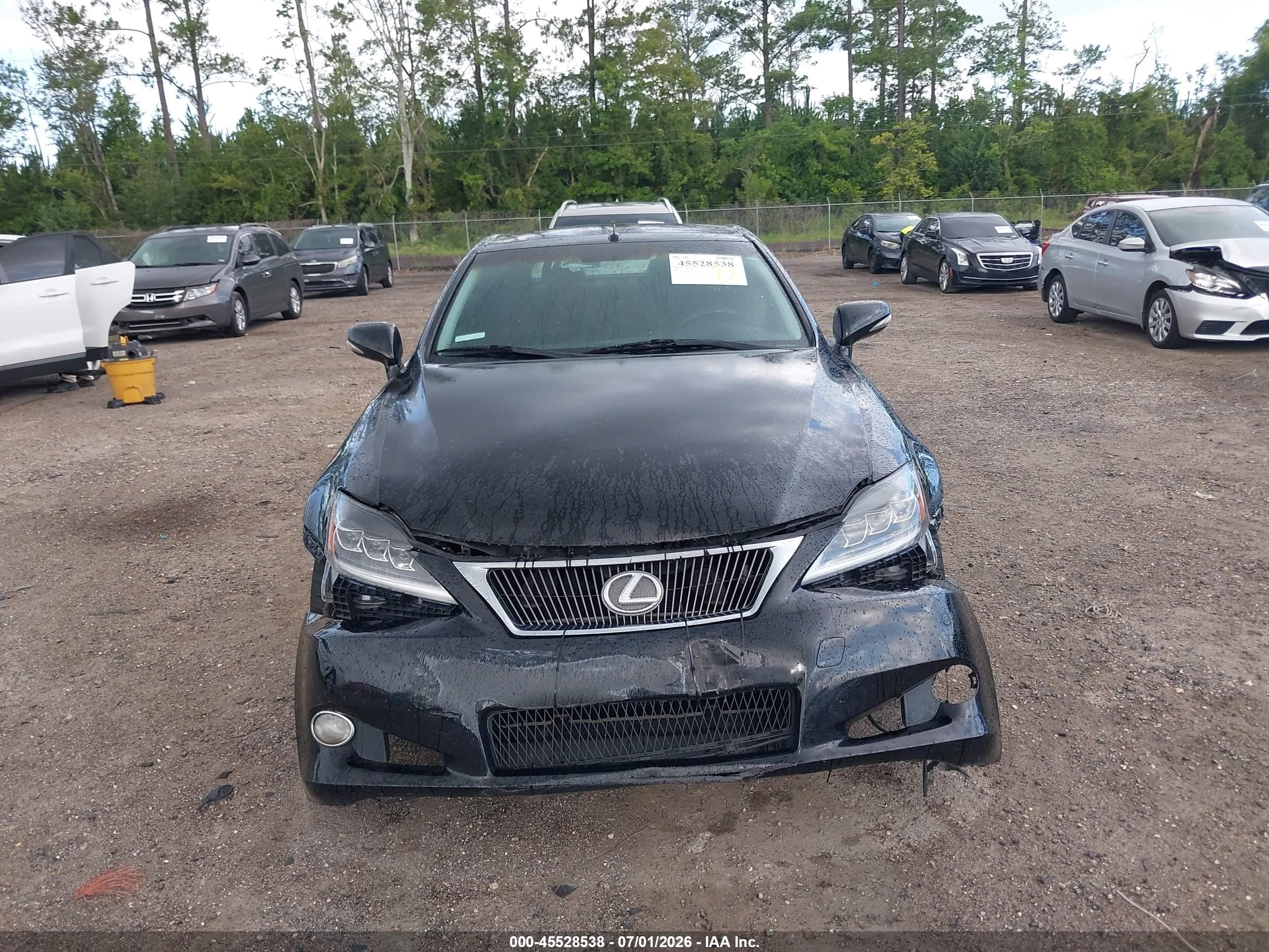 2010 Lexus Is 350c   Black vin: JTHFE2C26A2504836