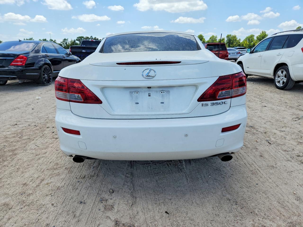 2012 Lexus Is 350 White vin: JTHFE2C26C2507383