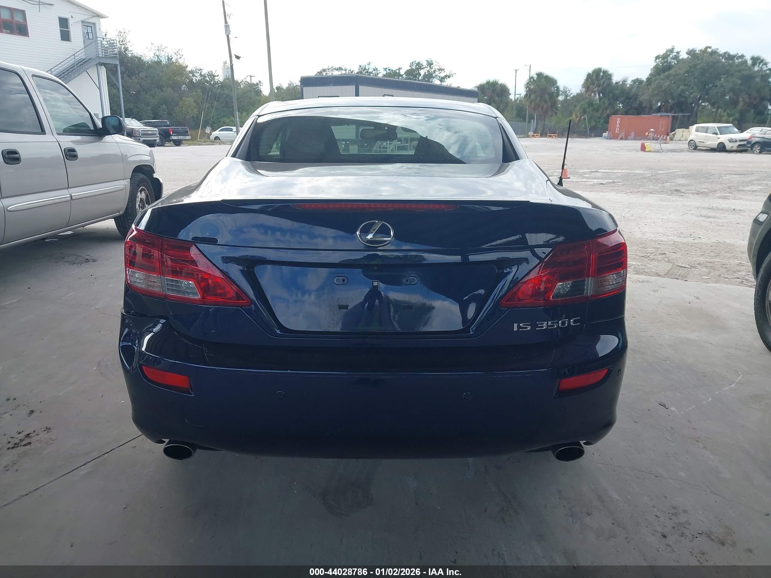 2012 Lexus Is 350c   Blue vin: JTHFE2C26C2508159
