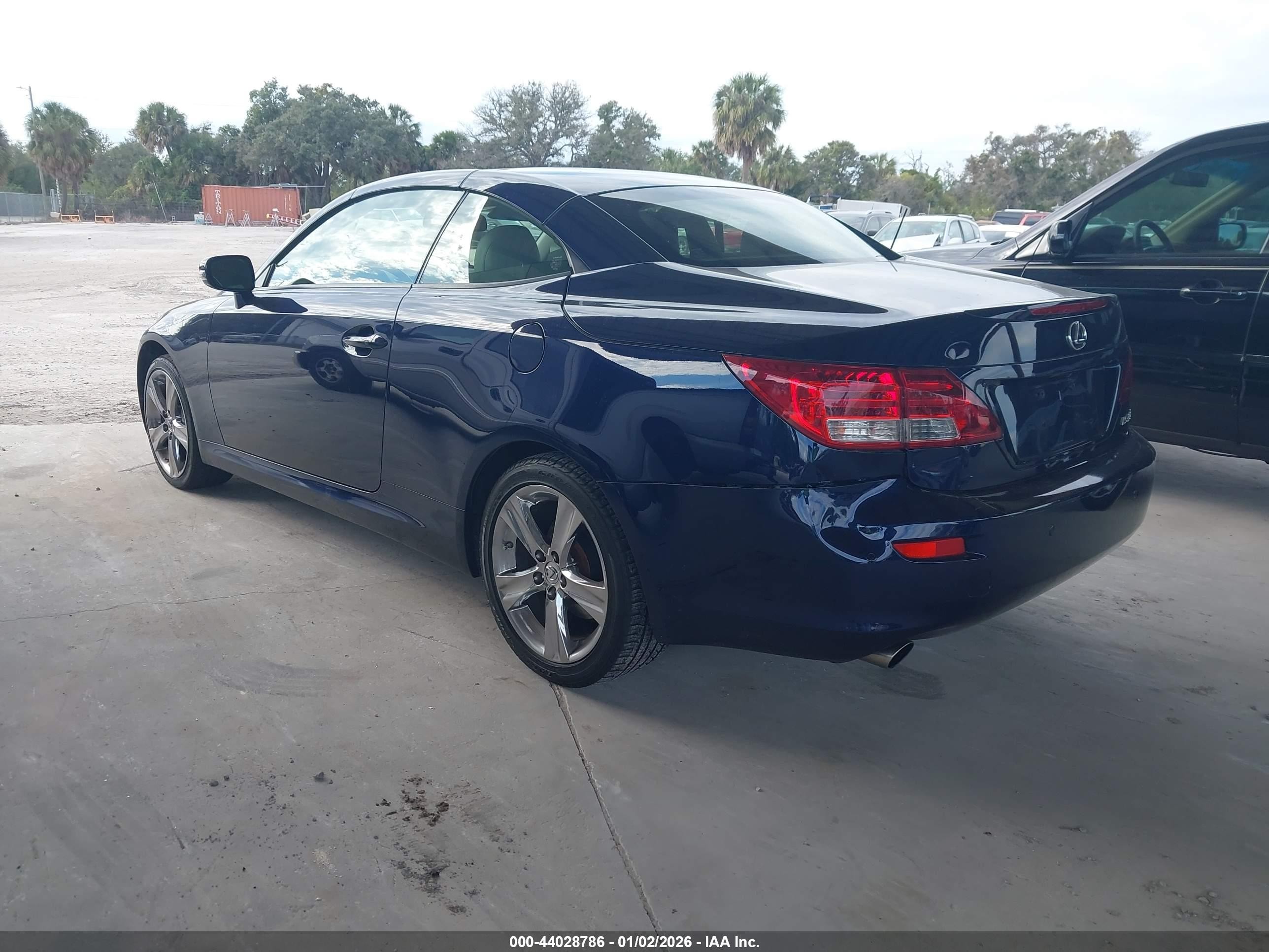 2012 Lexus Is 350c   Blue vin: JTHFE2C26C2508159