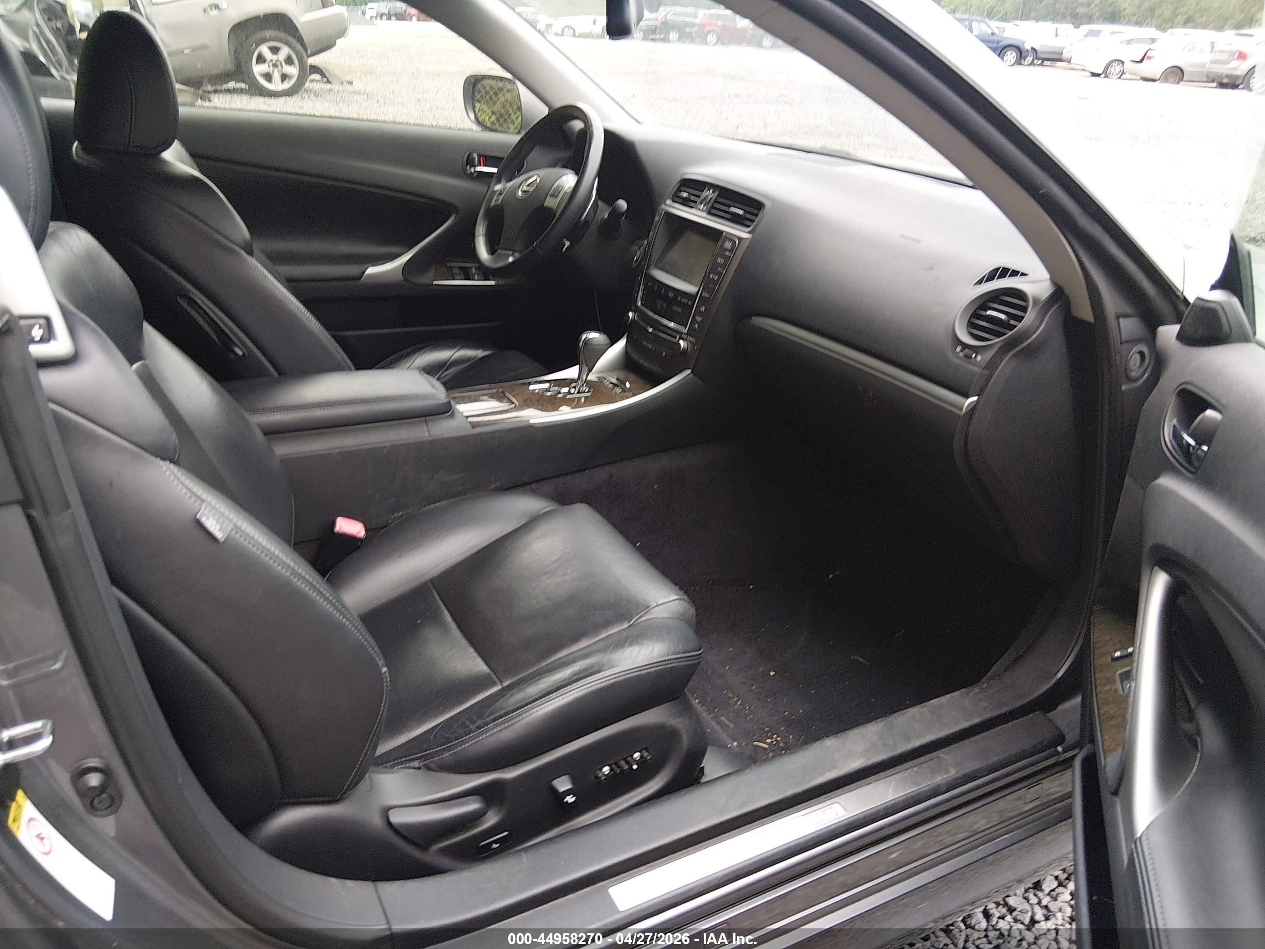 2013 Lexus Is 350c   Gray vin: JTHFE2C26D2509099