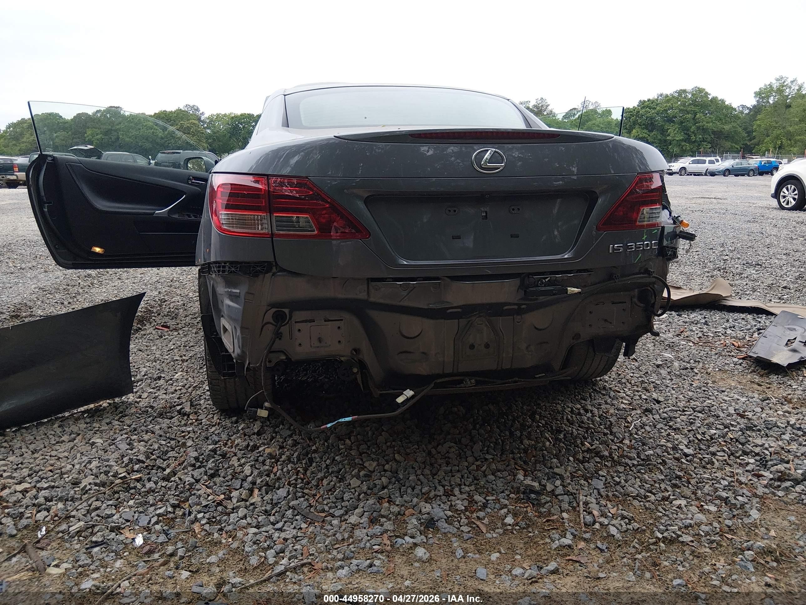 2013 Lexus Is 350c   Gray vin: JTHFE2C26D2509099