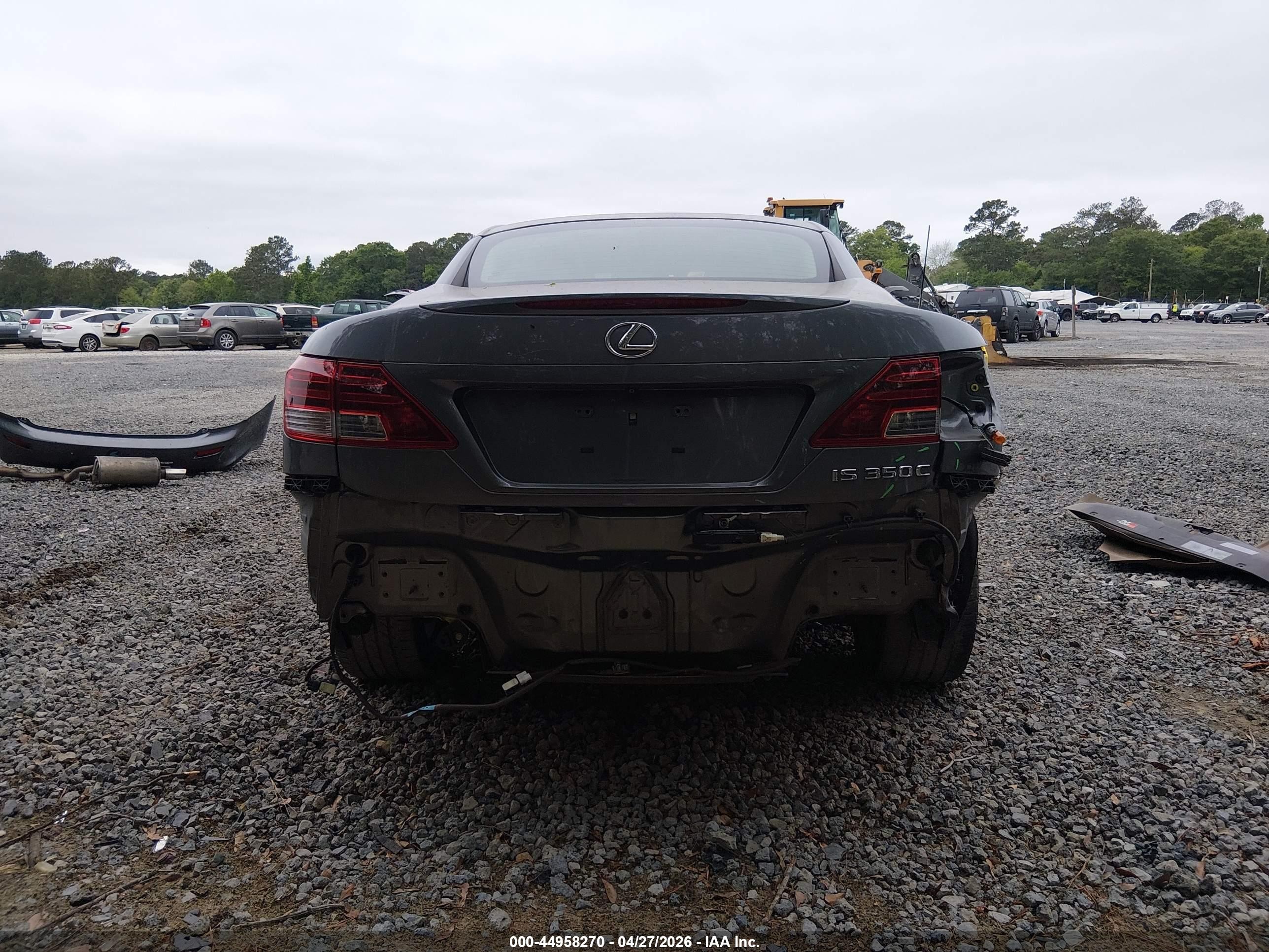 2013 Lexus Is 350c   Gray vin: JTHFE2C26D2509099