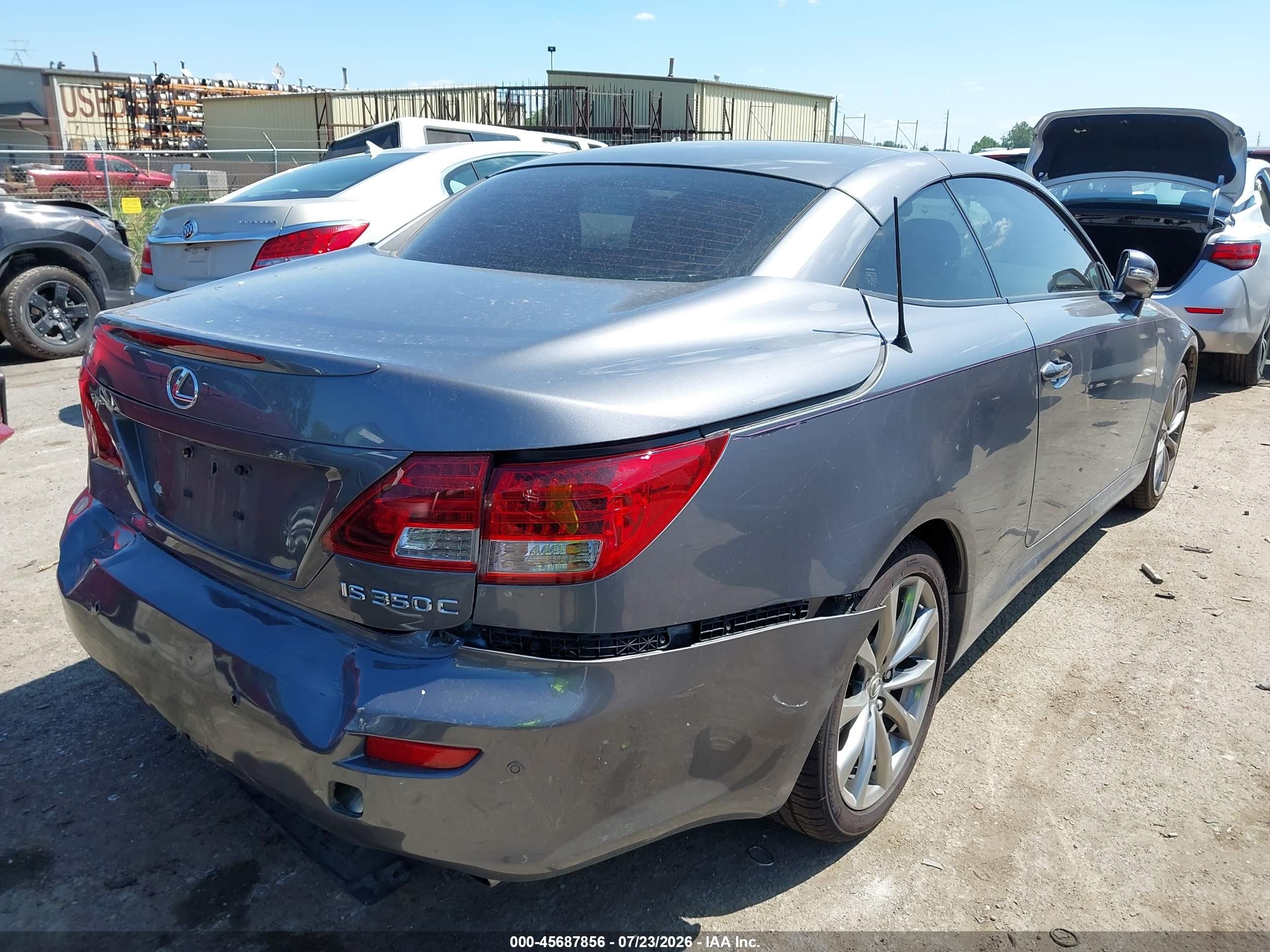 2015 Lexus Is 350c   Gray vin: JTHFE2C26F2511518