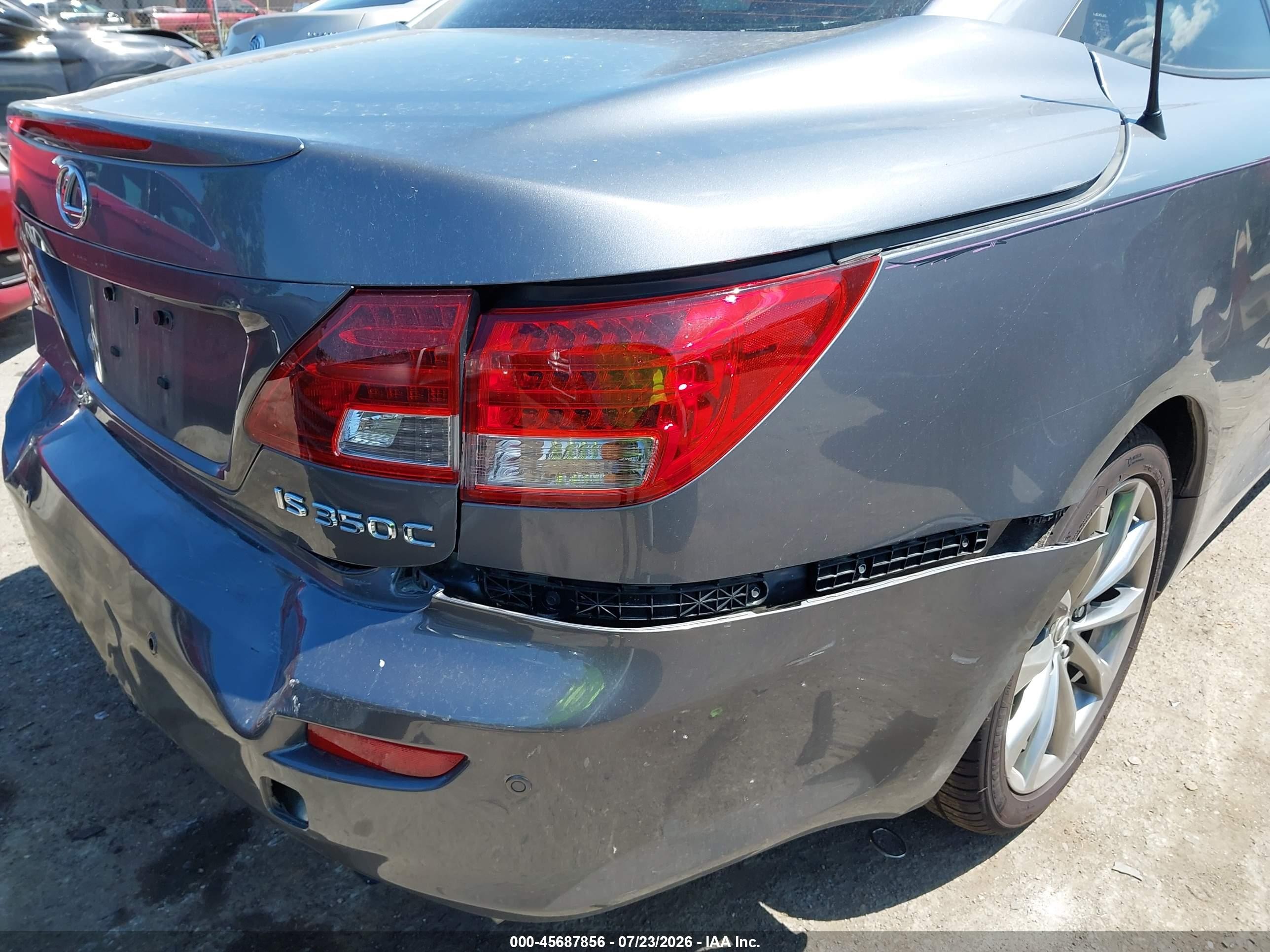 2015 Lexus Is 350c   Gray vin: JTHFE2C26F2511518