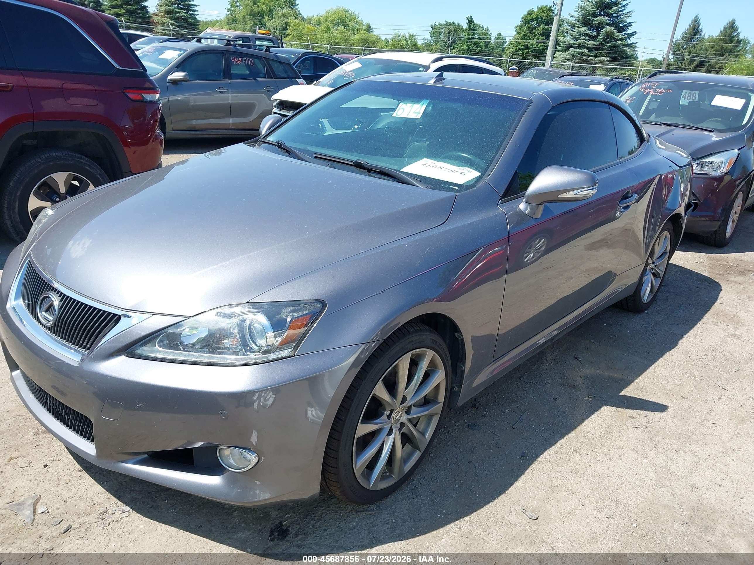 2015 Lexus Is 350c   Gray vin: JTHFE2C26F2511518