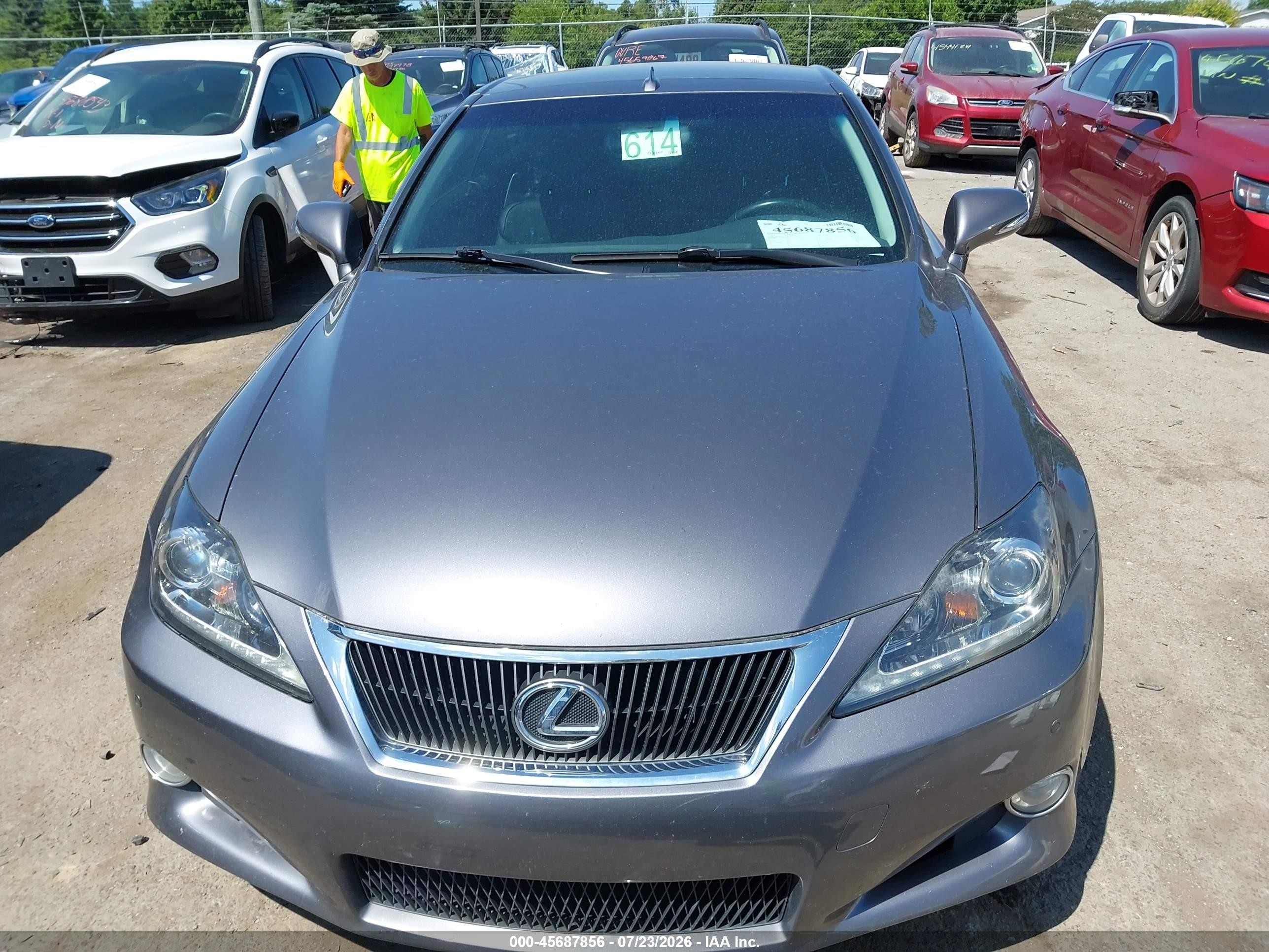 2015 Lexus Is 350c   Gray vin: JTHFE2C26F2511518