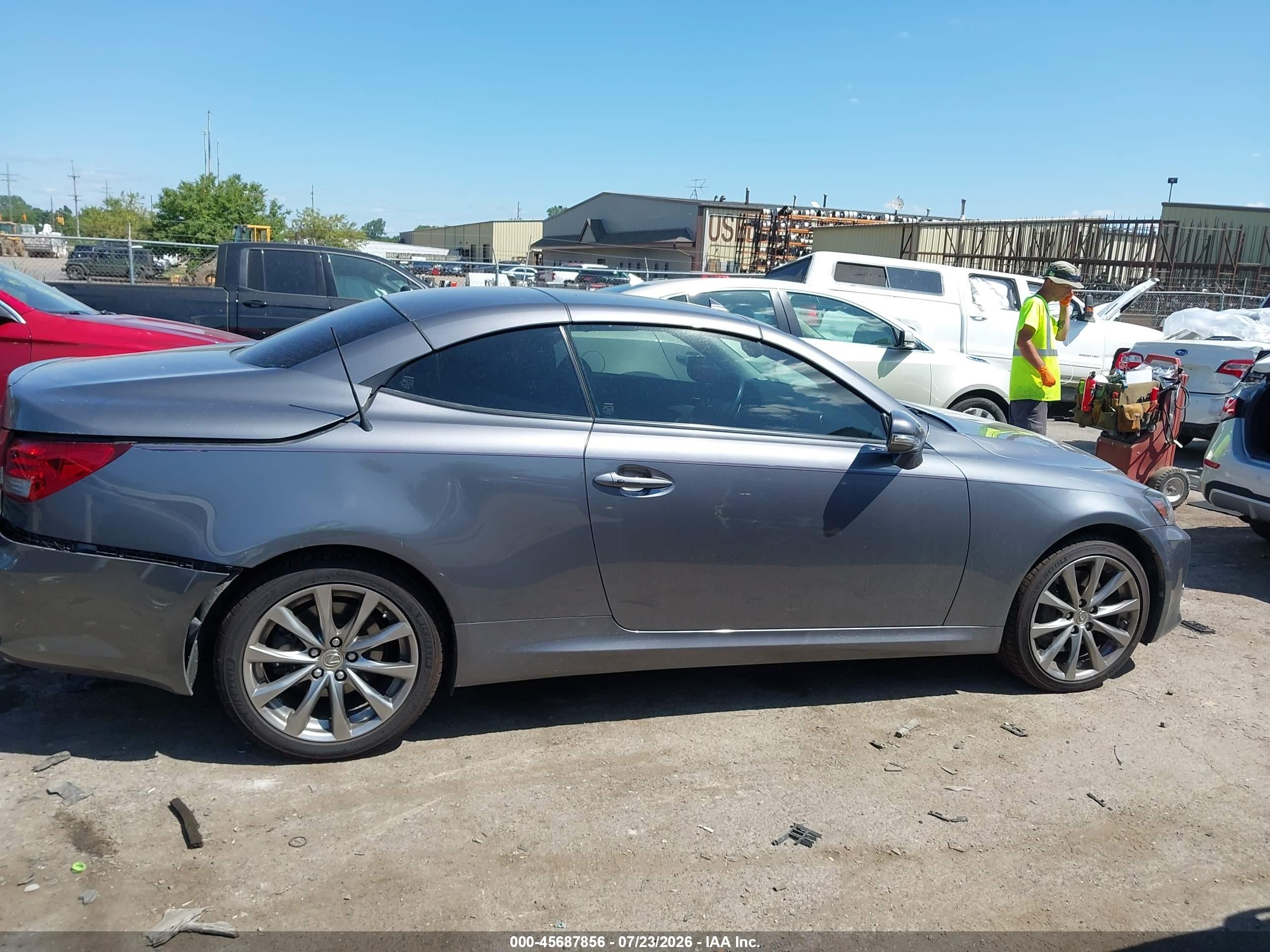 2015 Lexus Is 350c   Gray vin: JTHFE2C26F2511518