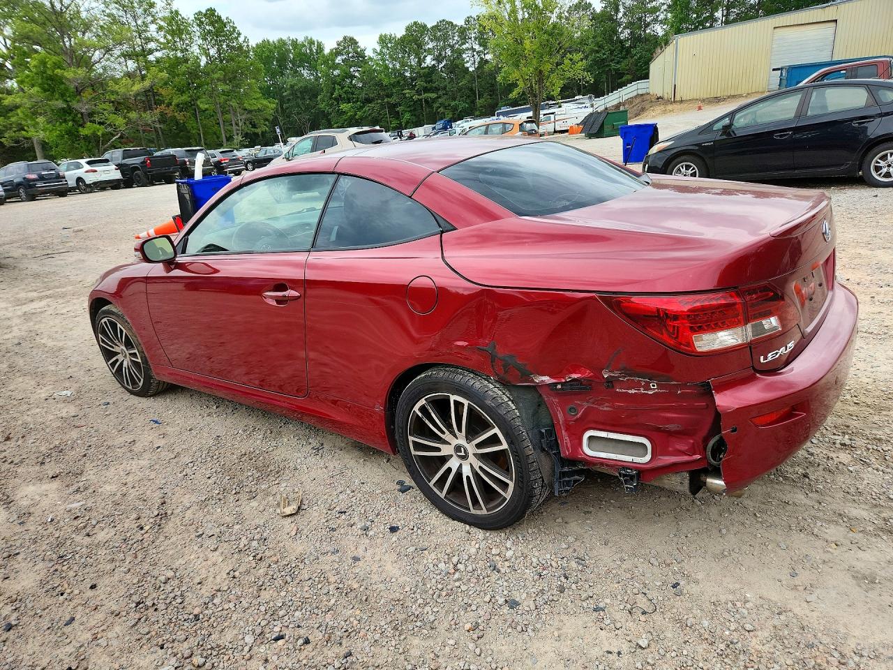 2010 Lexus Is 350 Red vin: JTHFE2C27A2504716