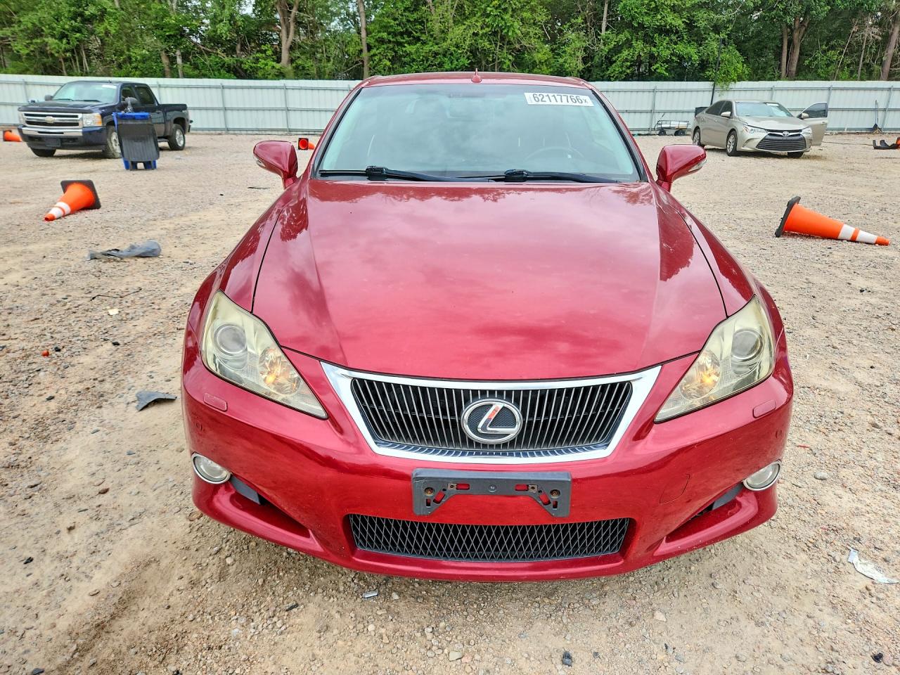 2010 Lexus Is 350 Red vin: JTHFE2C27A2504716