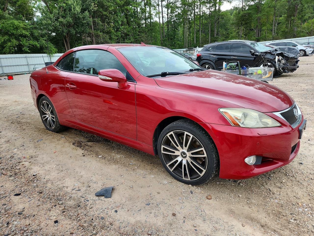 2010 Lexus Is 350 Red vin: JTHFE2C27A2504716