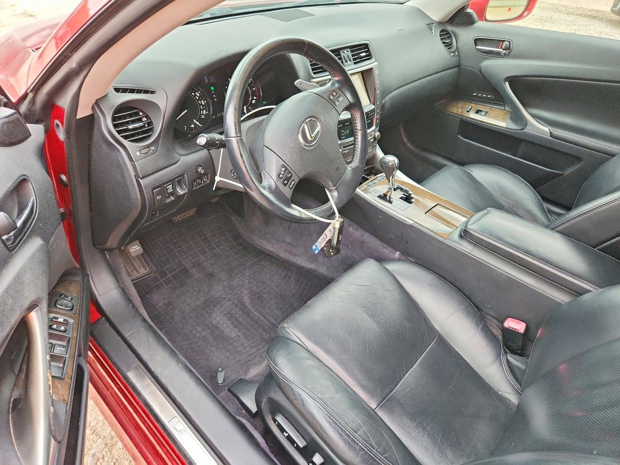 2010 Lexus Is 350 Red vin: JTHFE2C27A2504716