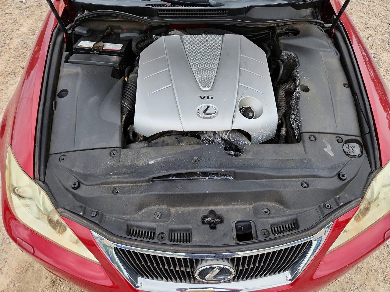 2010 Lexus Is 350 Red vin: JTHFE2C27A2504716
