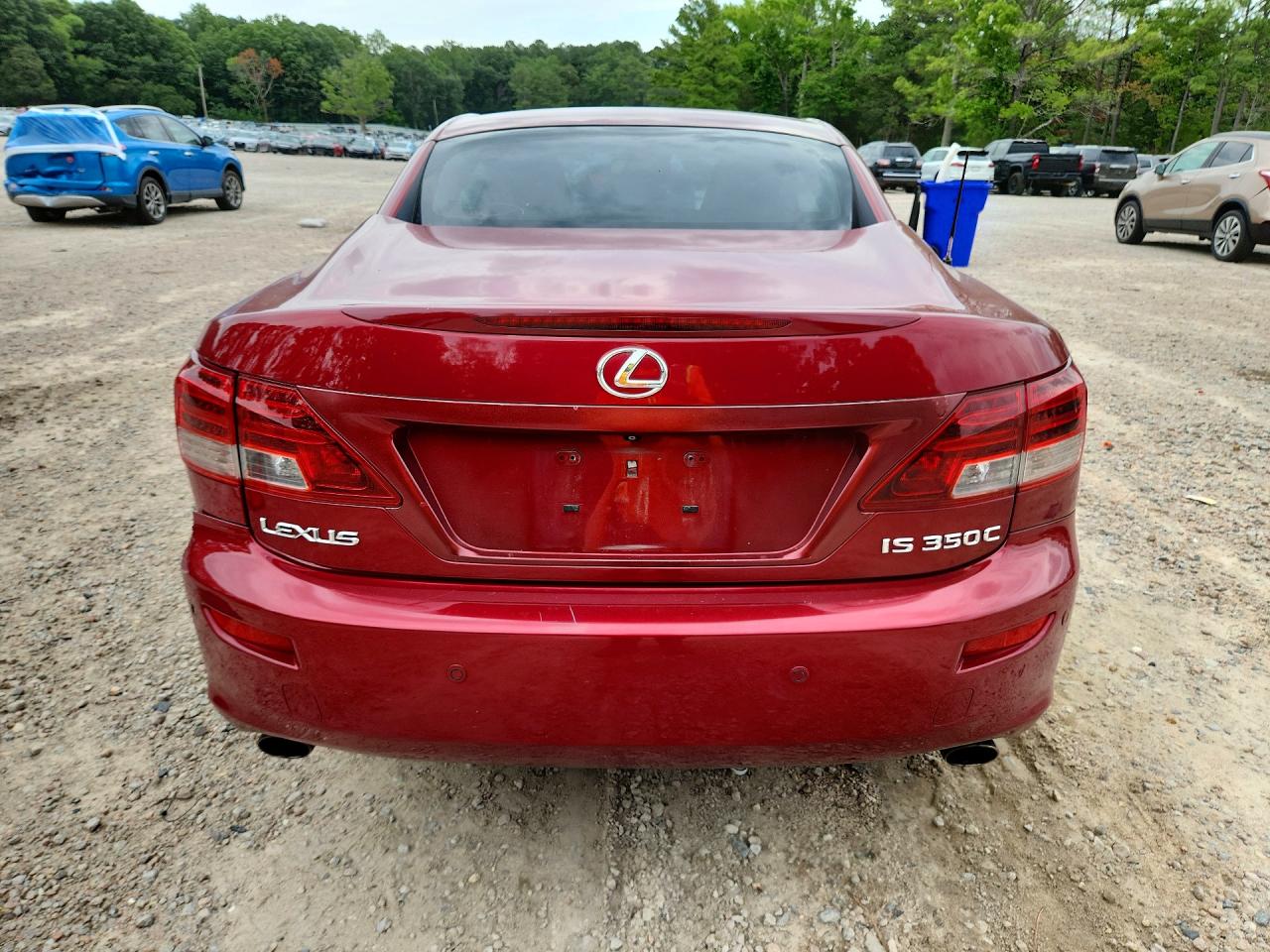 2010 Lexus Is 350 Red vin: JTHFE2C27A2504716